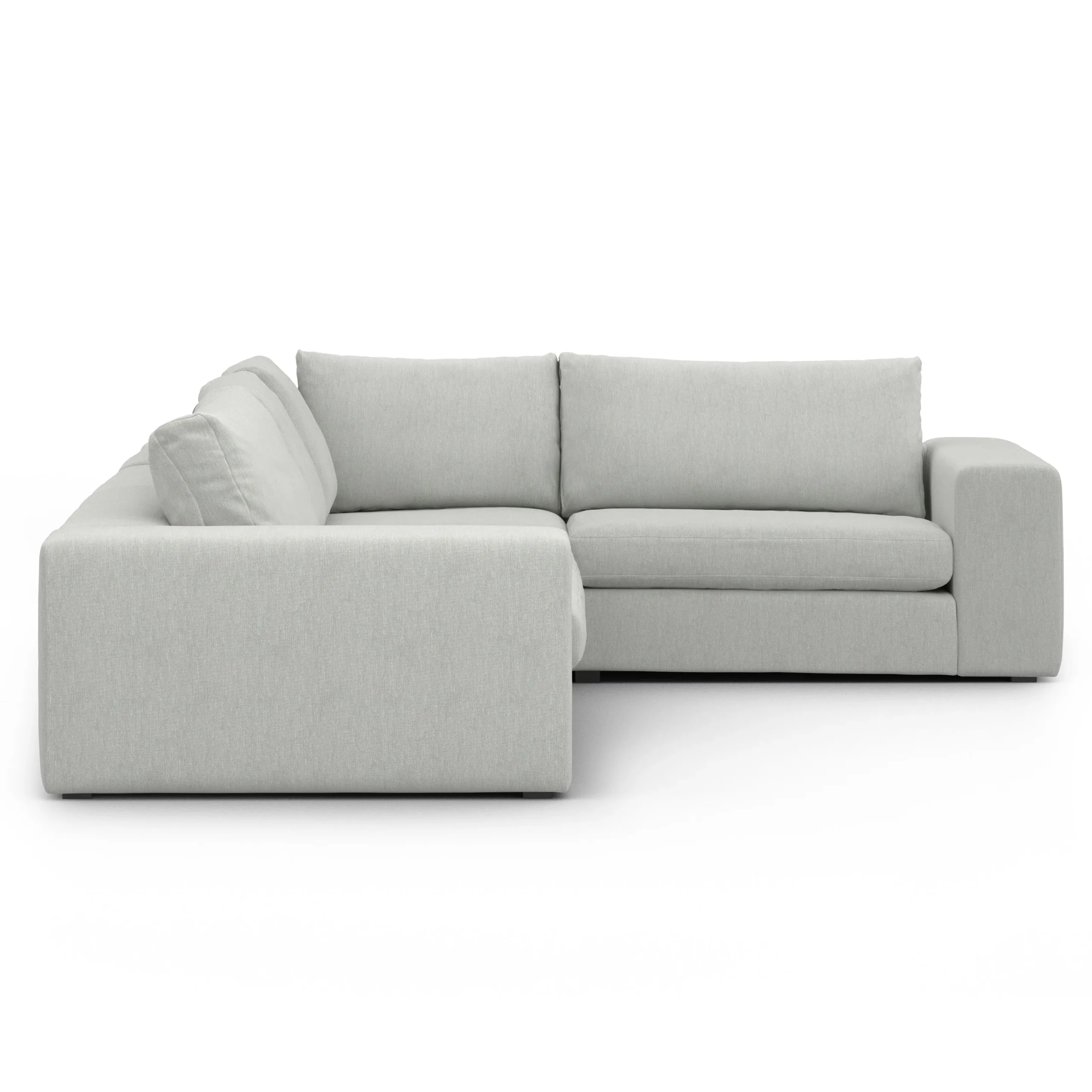 Beta 133.5_ Modular L Sectional - Welsh Gray - Image 4