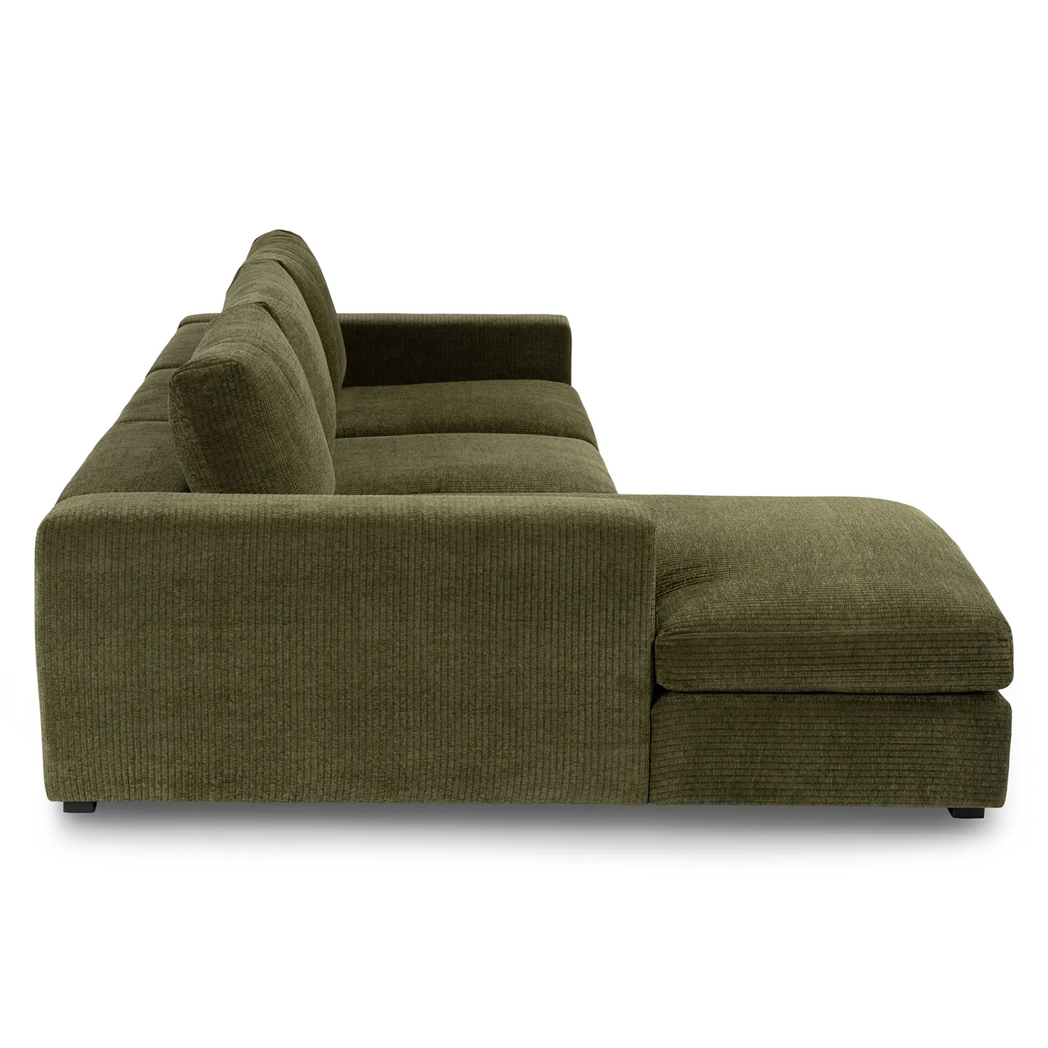 Beta 137.5_ Left Modular Chaise Sectional - Cypress Green - Image 4