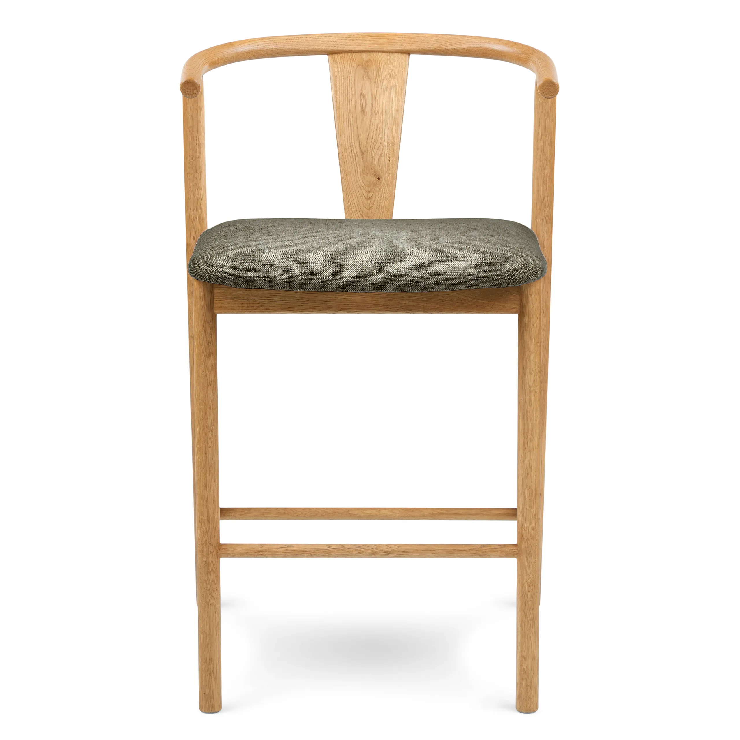 Fonra Counter Stool - Oak and Algonquin Green - Image 4