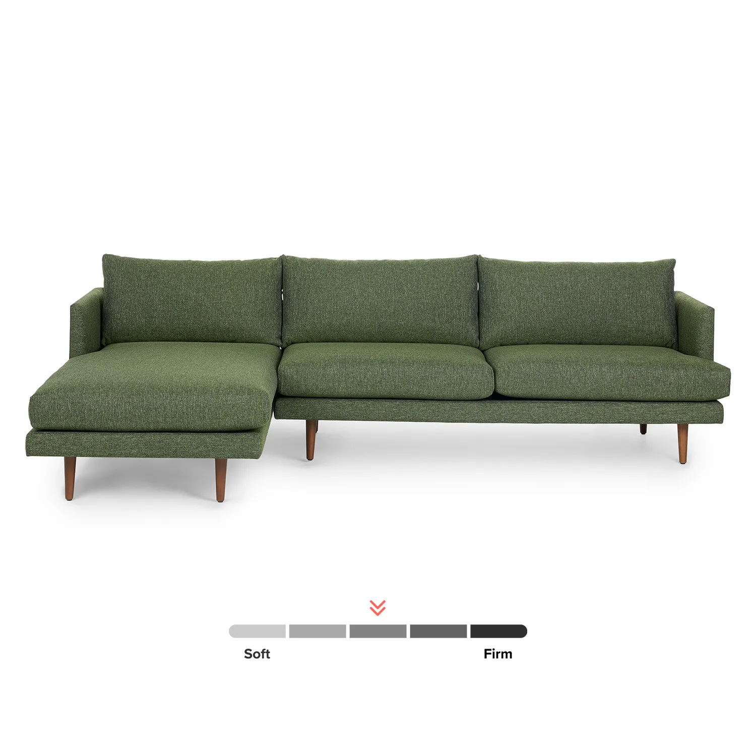 Burrard 112_ Left Sectional - Forest Green - Image 4