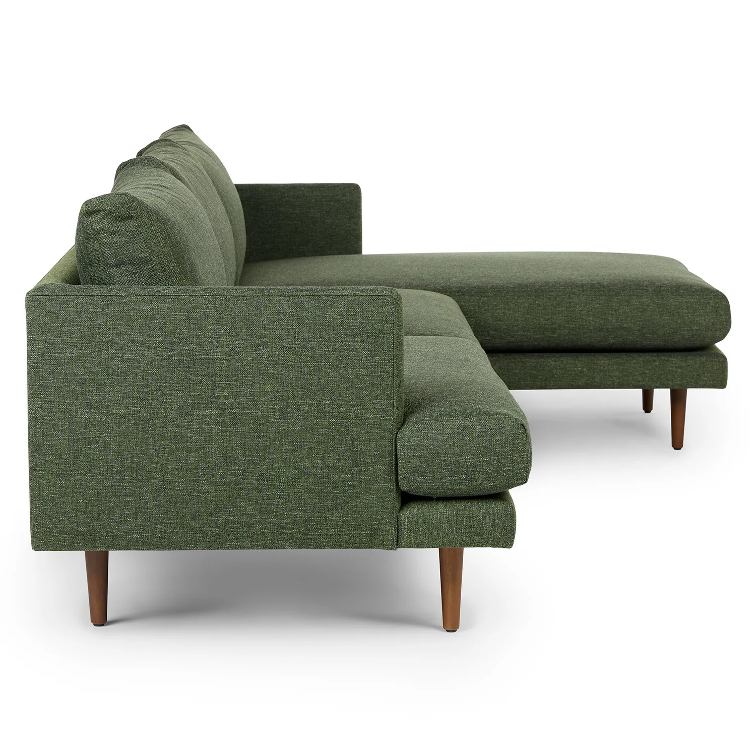 Burrard 112_ Right Sectional - Forest Green - Image 4