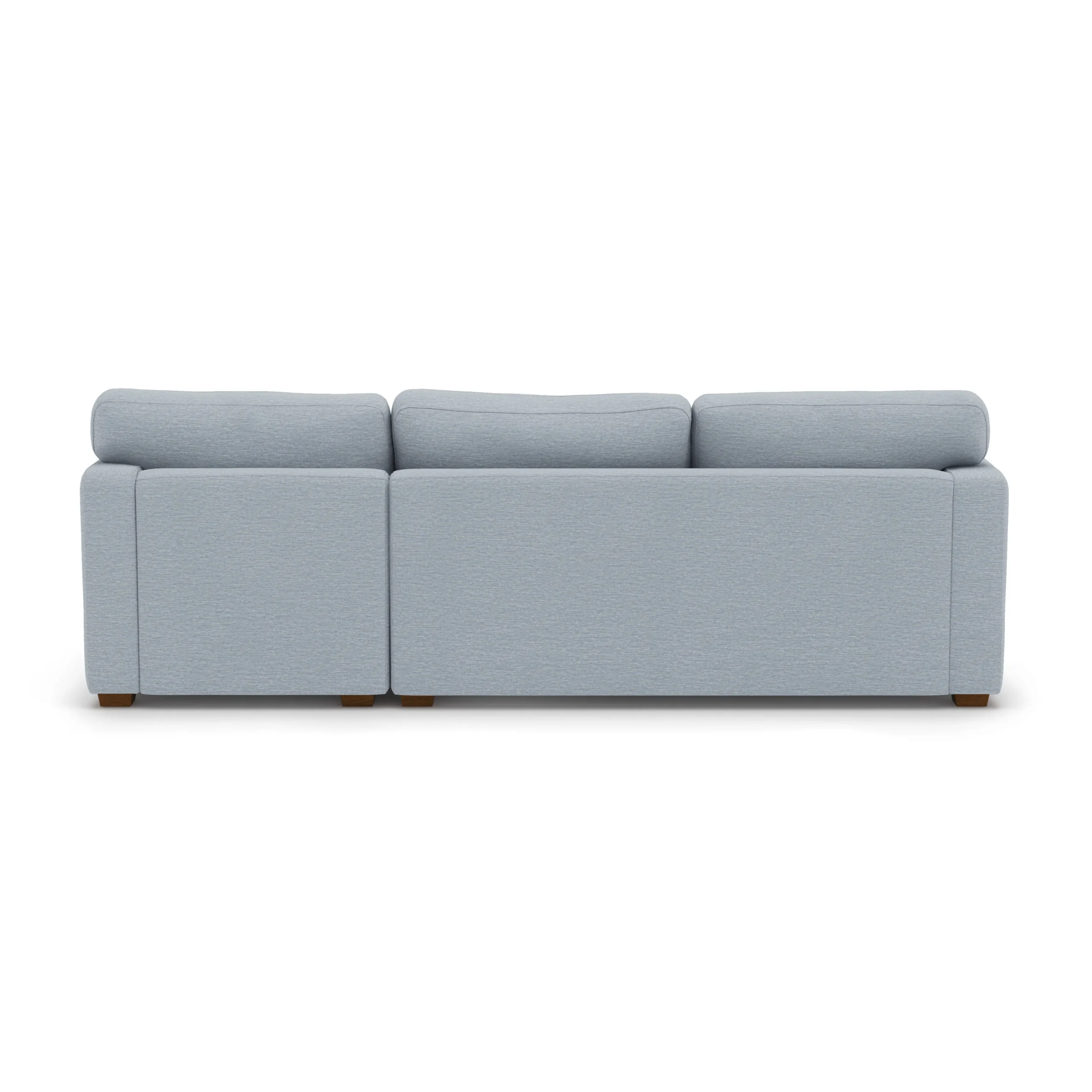 Dawn 100_ Left Sectional - Silver Light Blue - Image 4