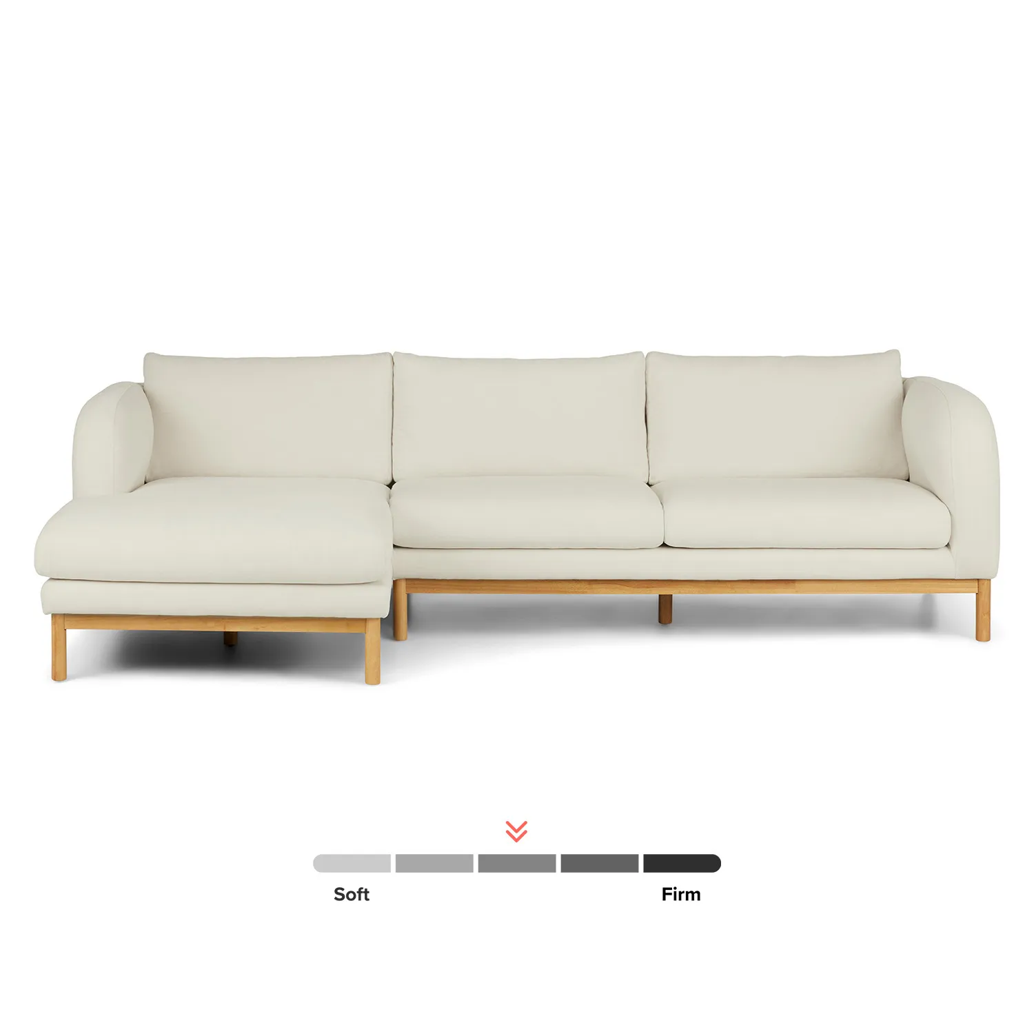 Kinso 115_ Left Sectional - Buckler Ivory - Image 4