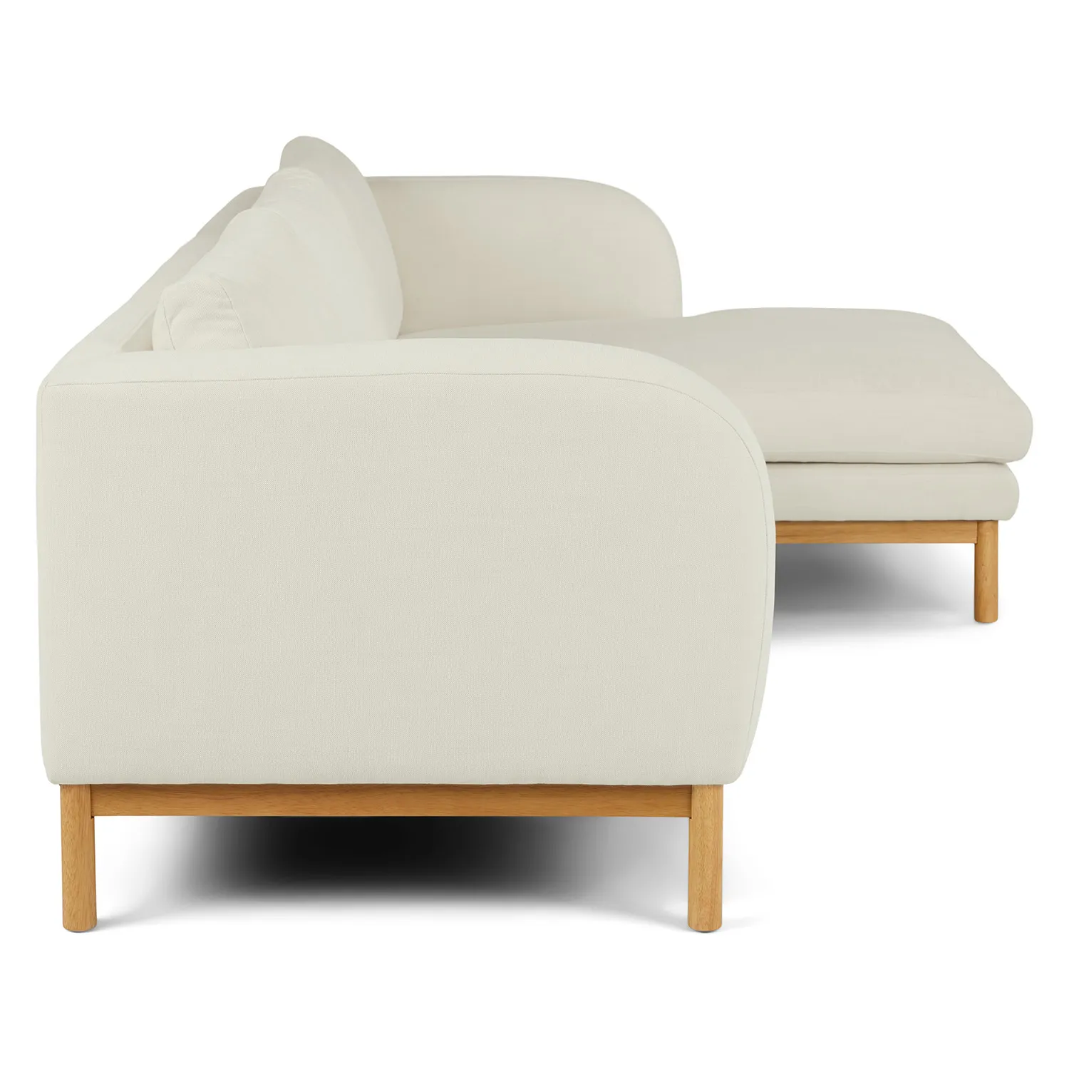 Kinso 115_ Right Sectional - Buckler Ivory - Image 4