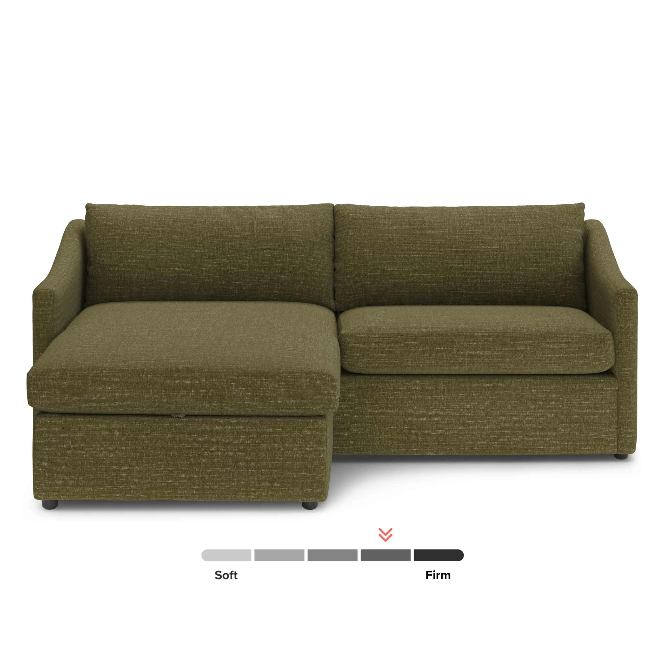 Landry 84.5_ Reversible Storage Sectional - Napa Moss - Image 4