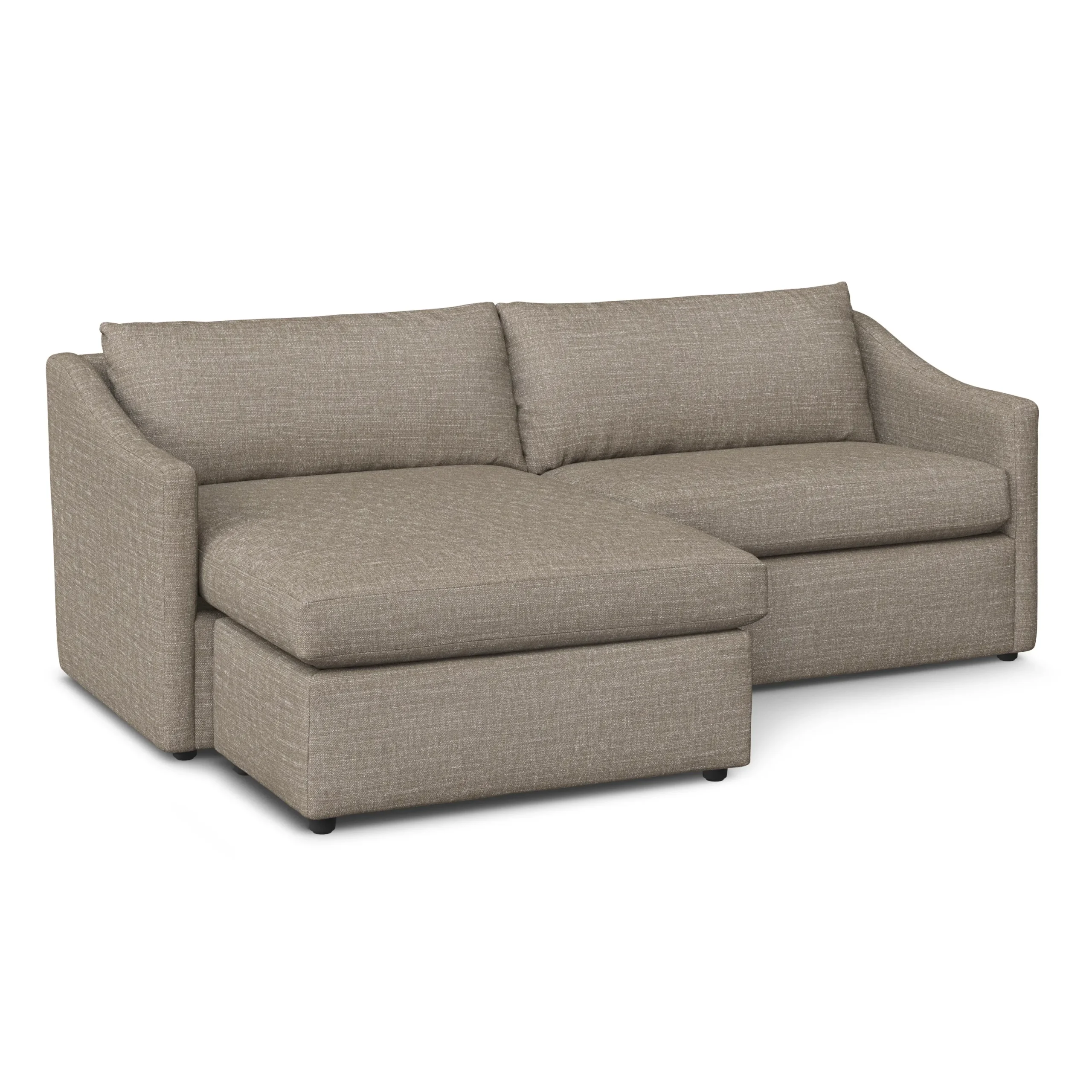 Landry 84.5_ Reversible Storage Sectional - Napa Taupe - Image 4