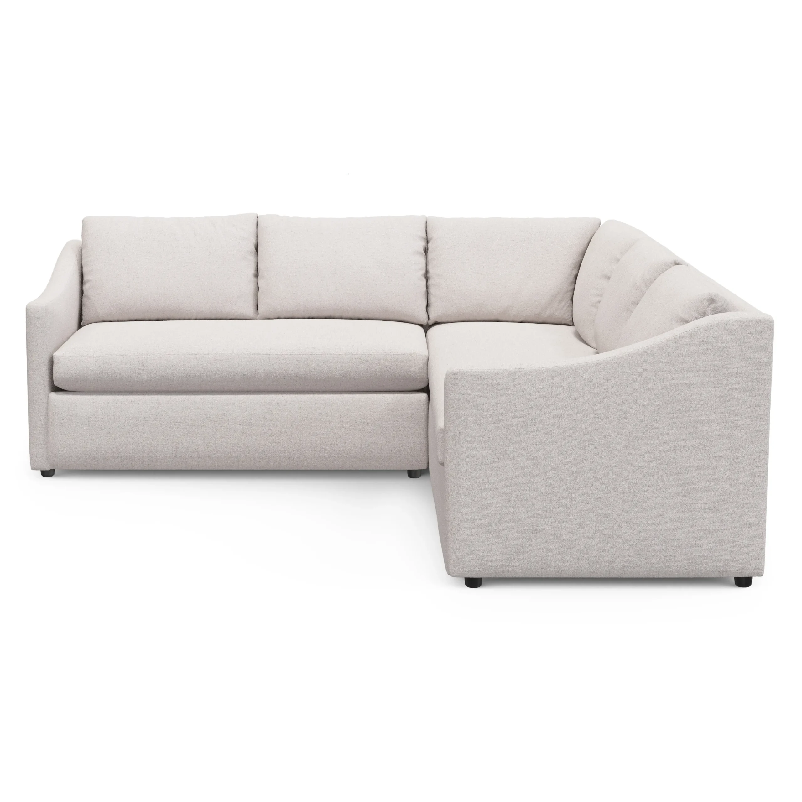Landry 91_ Corner Sectional - Napa White - Image 4