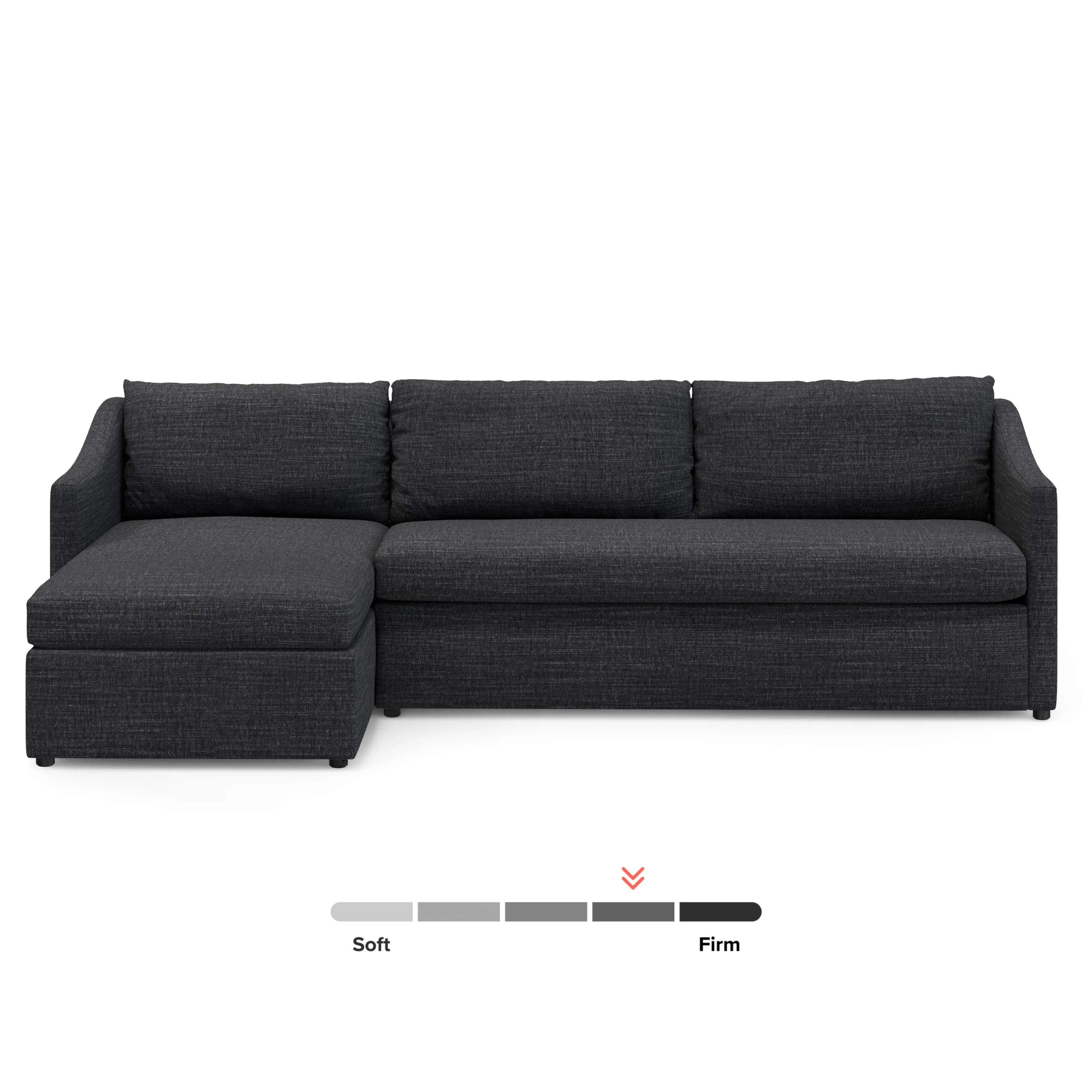 Landry 109_ Left Storage Sleeper Sectional - Napa Charcoal - Image 4