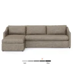 Landry 109_ Left Storage Sleeper Sectional - Napa Taupe
