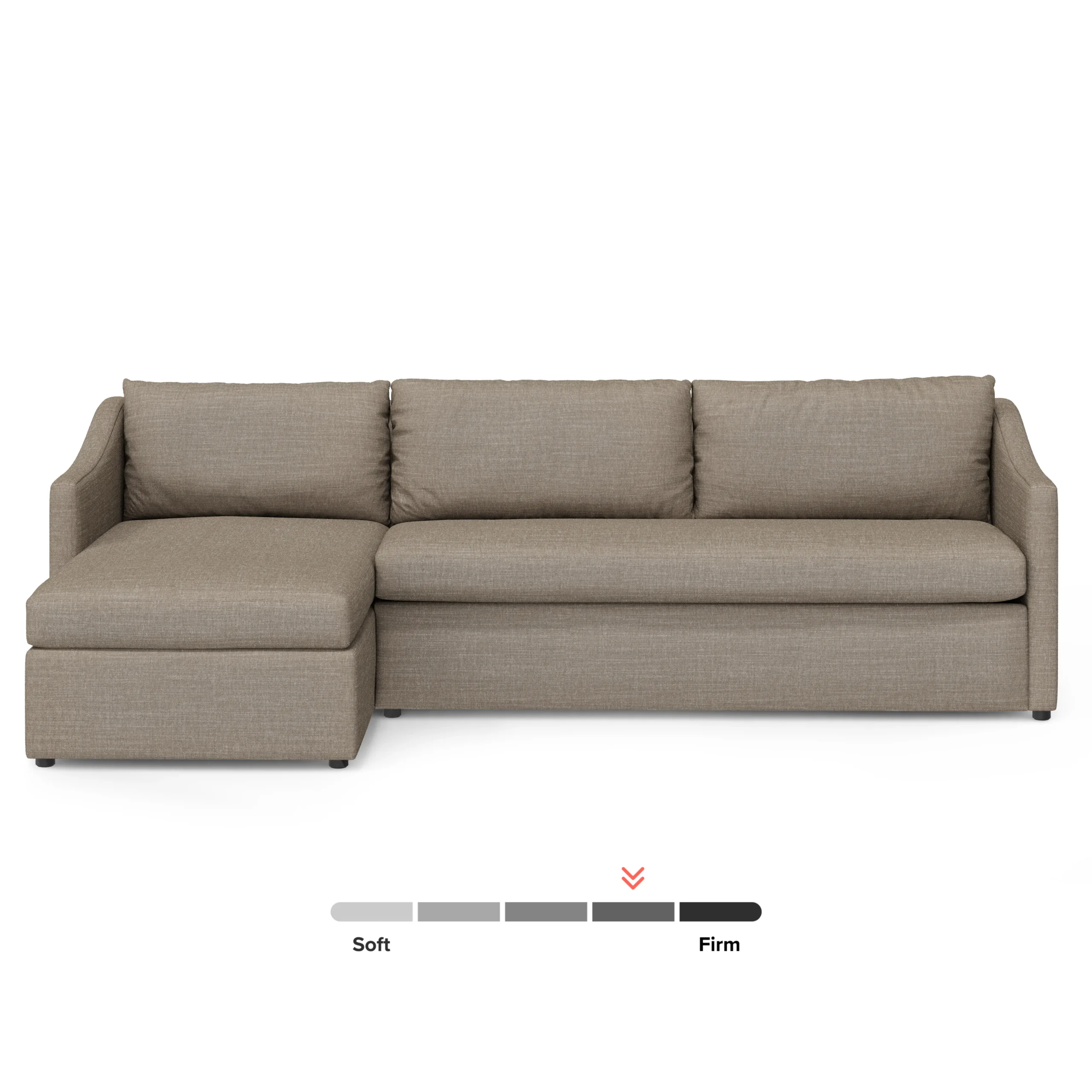 Landry 109_ Left Storage Sleeper Sectional - Napa Taupe - Image 4