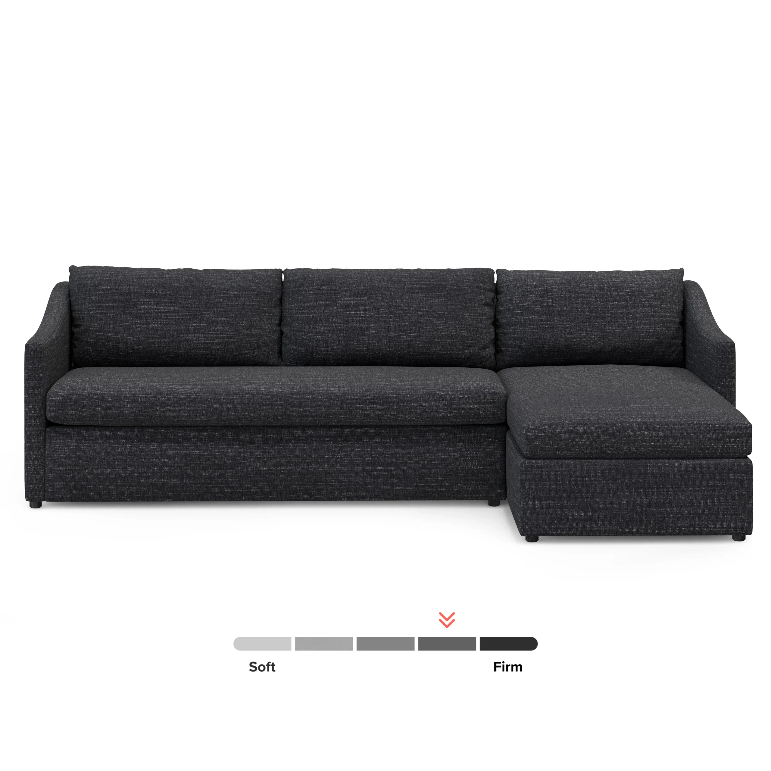 Landry 109_ Right Storage Sleeper Sectional - Napa Charcoal - Image 4