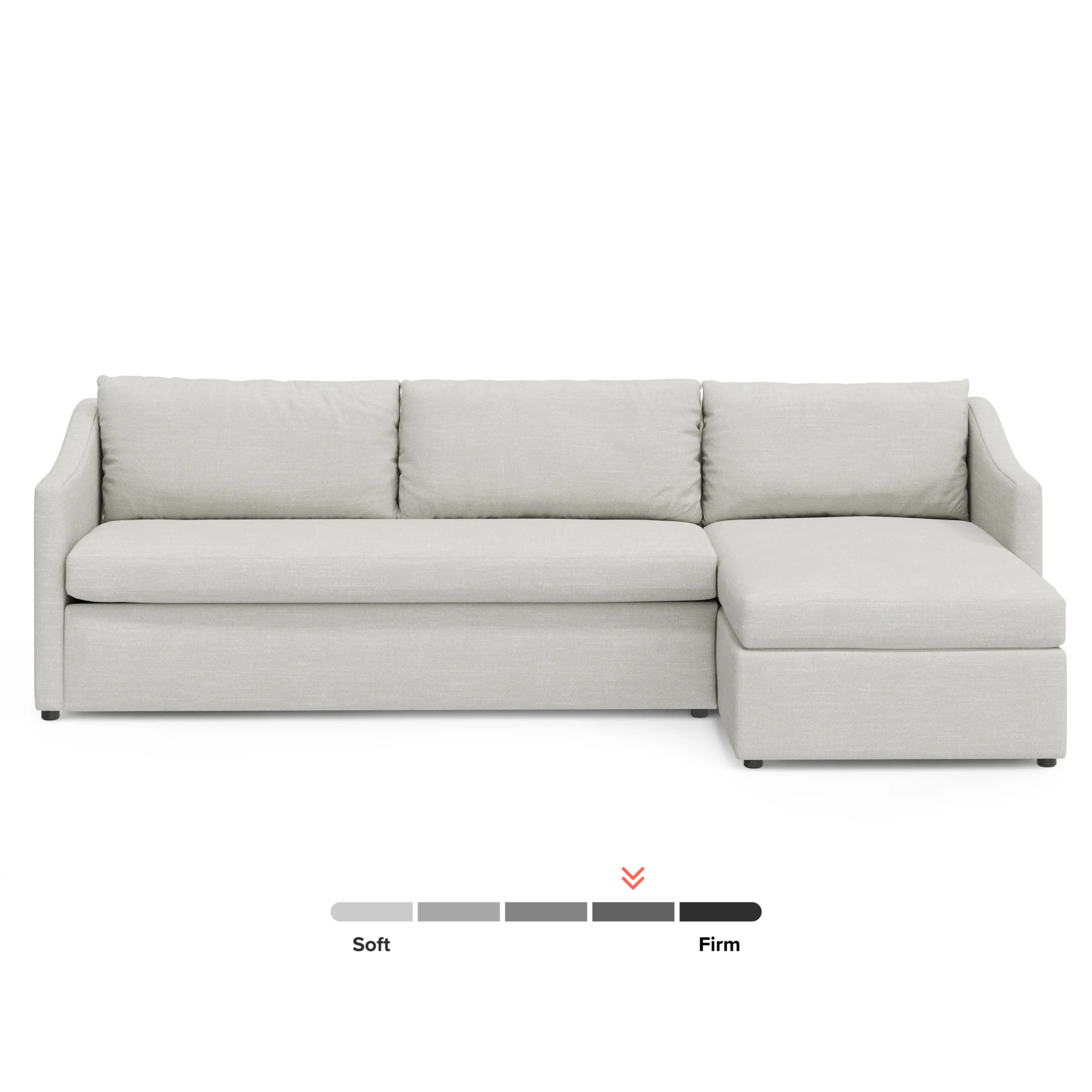 Landry 109_ Right Storage Sleeper Sectional - Napa Dove - Image 4
