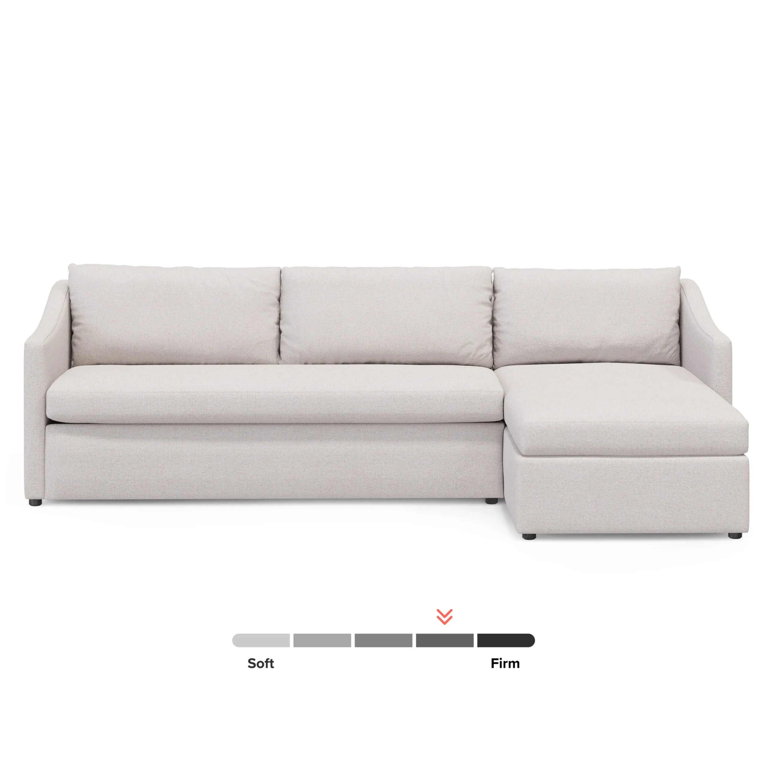 Landry 109_ Right Storage Sleeper Sectional - Napa White - Image 4