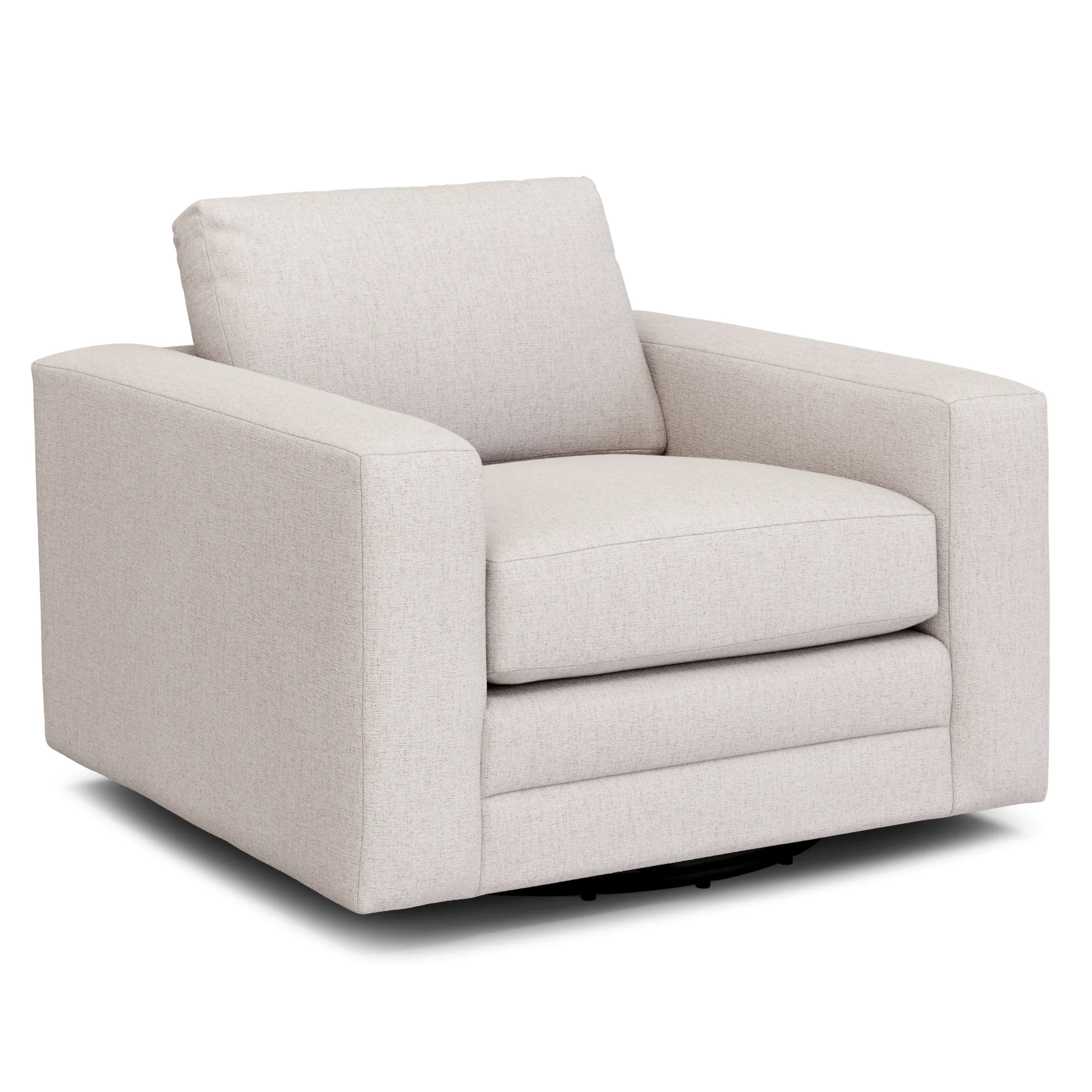 Riley 42_ Grand Swivel Chair - Napa White - Image 6