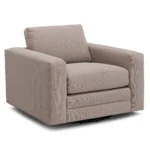 Riley 42_ Grand Swivel Chair - Napa Quartz