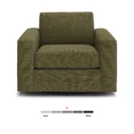 Riley 42_ Grand Swivel Chair - Napa Moss