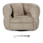 Quinn 40.5_ Swivel Lounge Chair - Nouna Mushroom