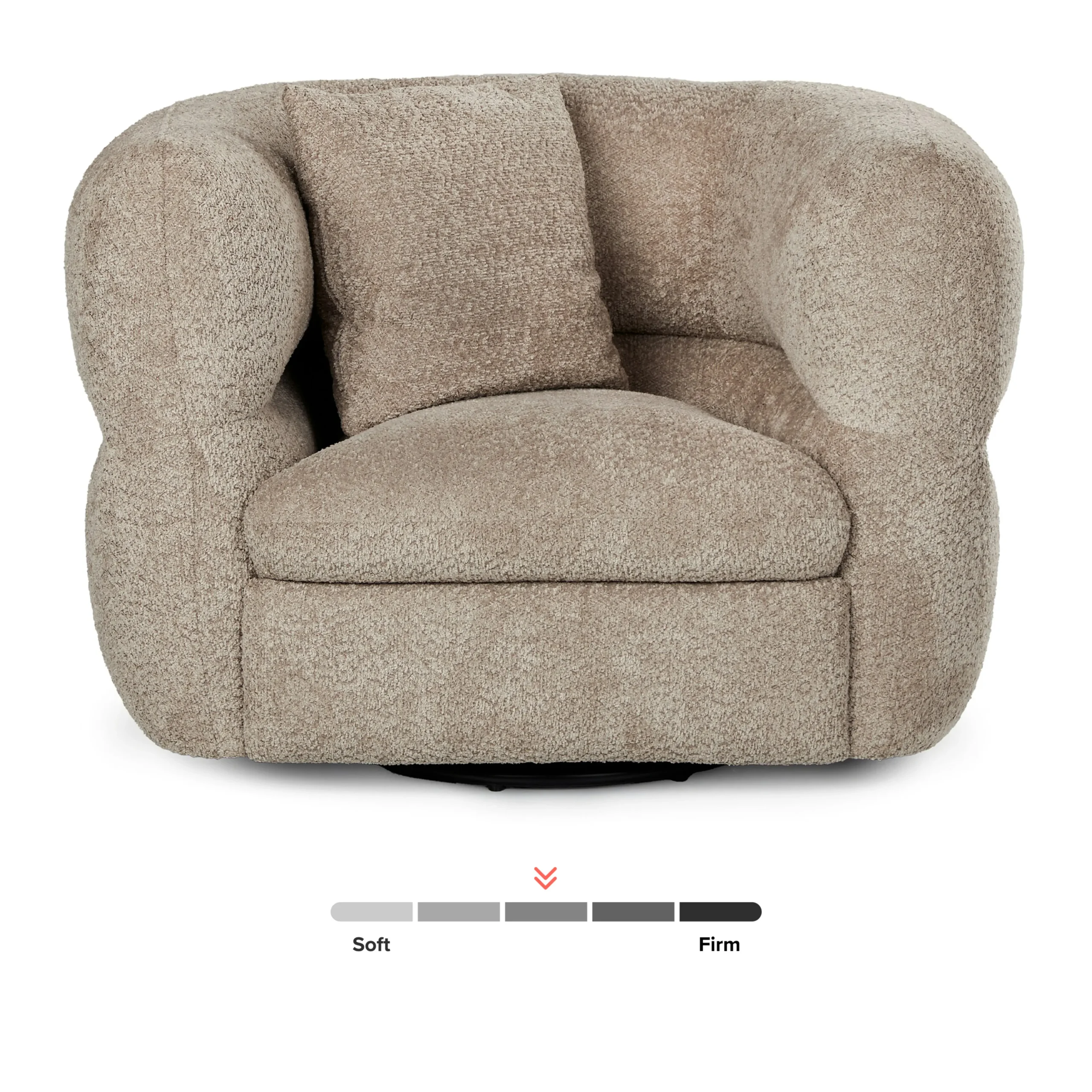 Quinn 40.5_ Swivel Lounge Chair - Nouna Mushroom - Image 6