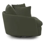 Leigh 47_ Grand Velvet Swivel Lounge Chair - Hale Fir Green