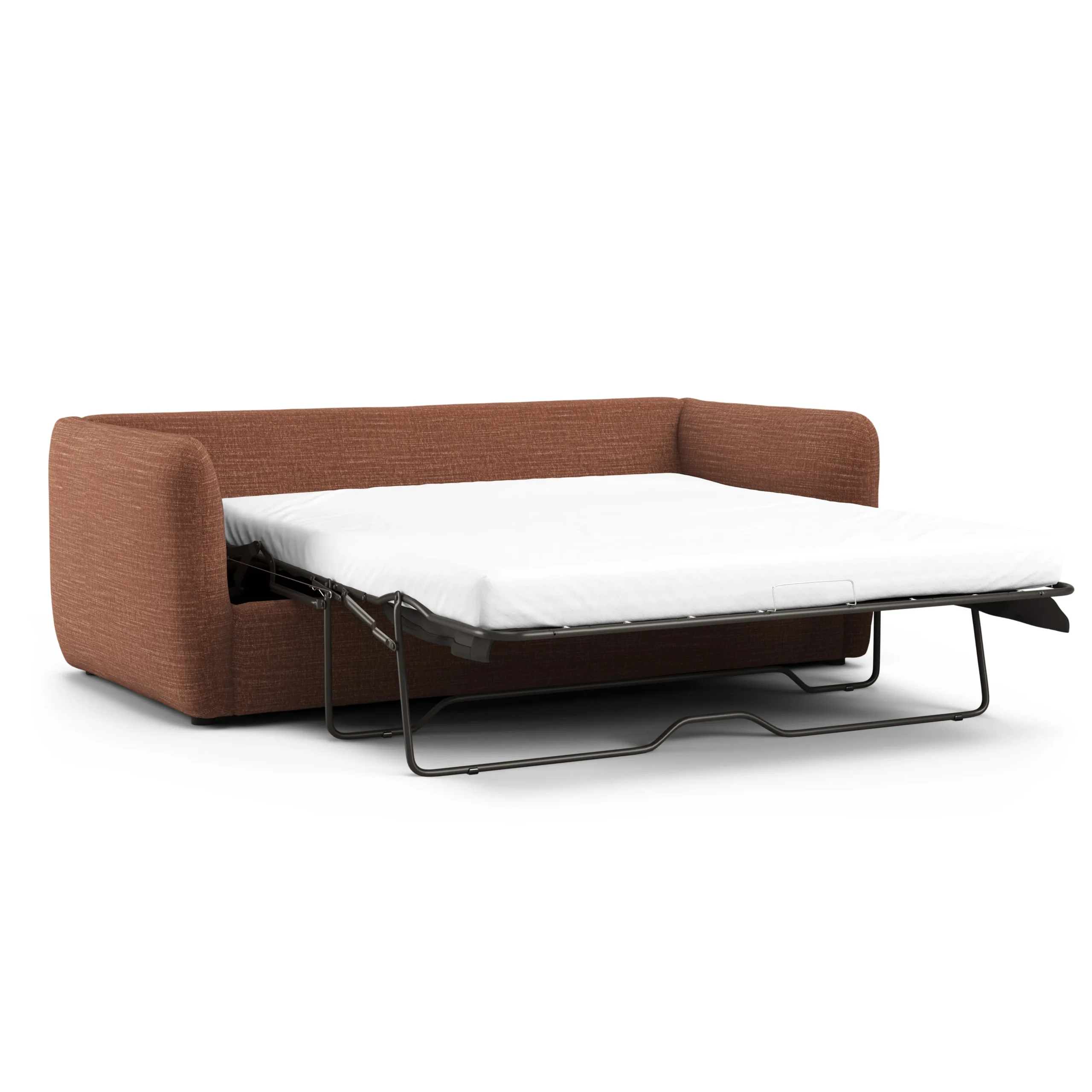 Leigh 86_ Reversible Storage Sleeper Sectional - Napa Rust - Image 4