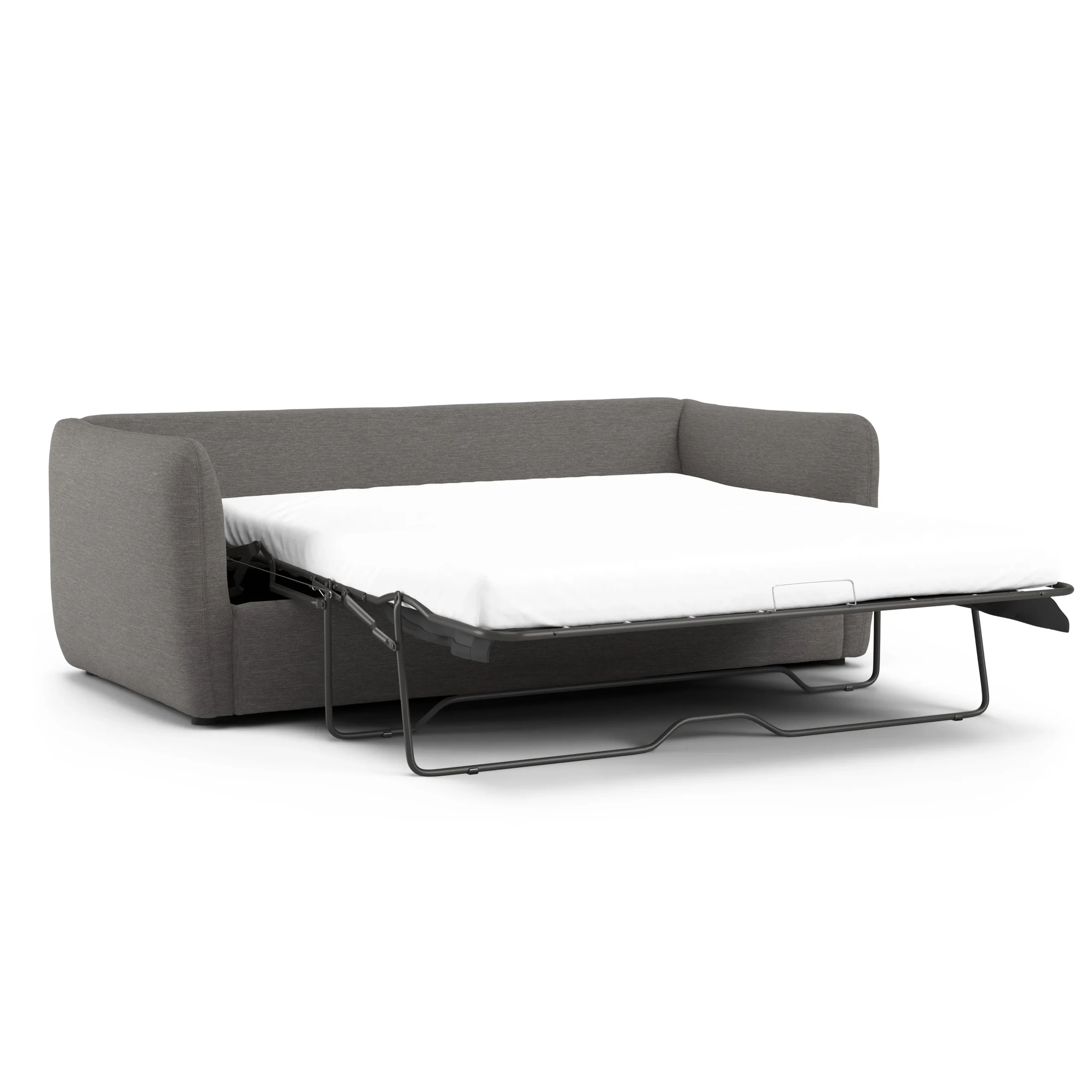 Leigh 86_ Reversible Storage Sleeper Sectional - Silver Gray - Image 5
