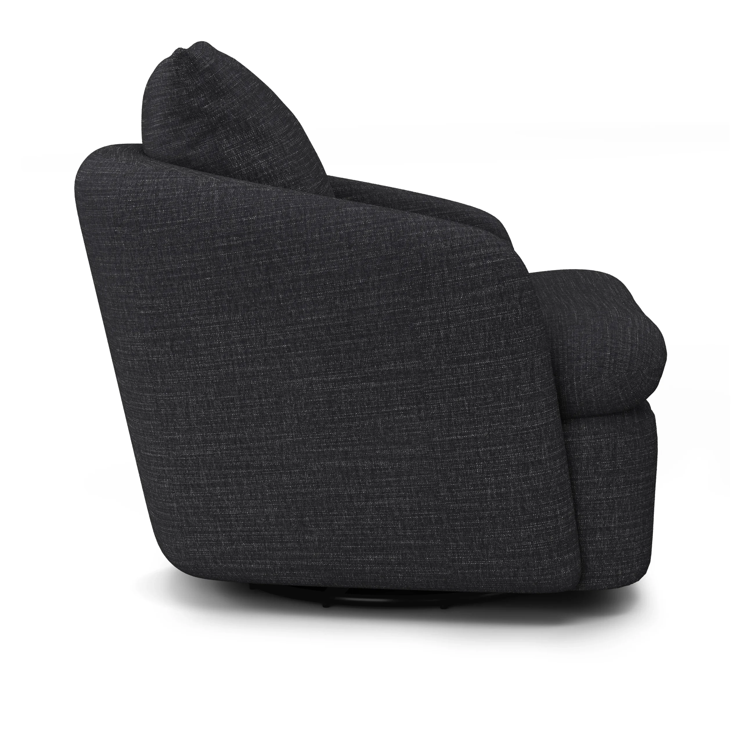 Leigh 33_ Swivel Lounge Chair - Napa Charcoal - Image 5