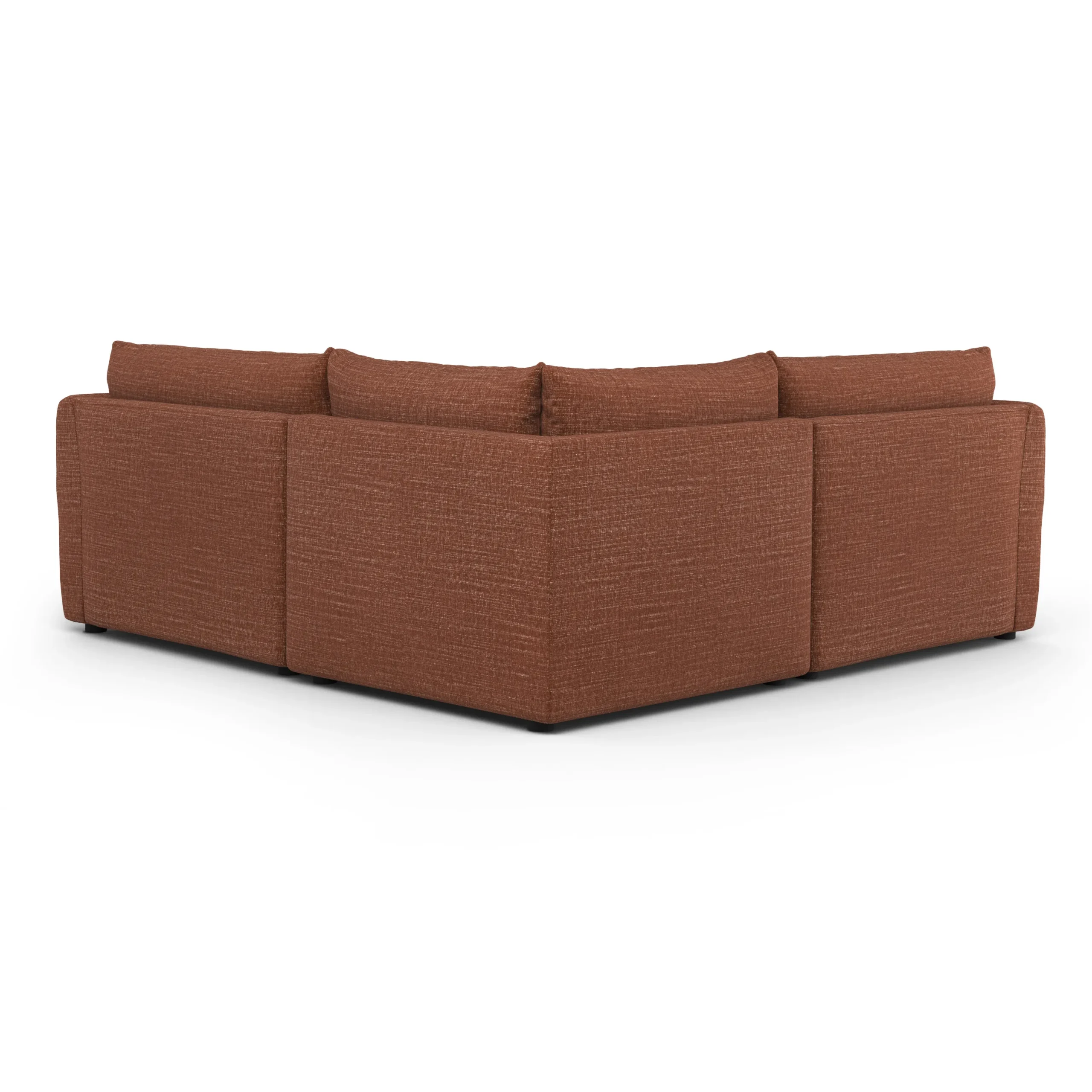 Leigh 87_ Modular Corner Sectional - Napa Rust - Image 4