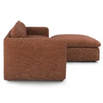 Leigh 92_ Modular Sectional - Napa Rust