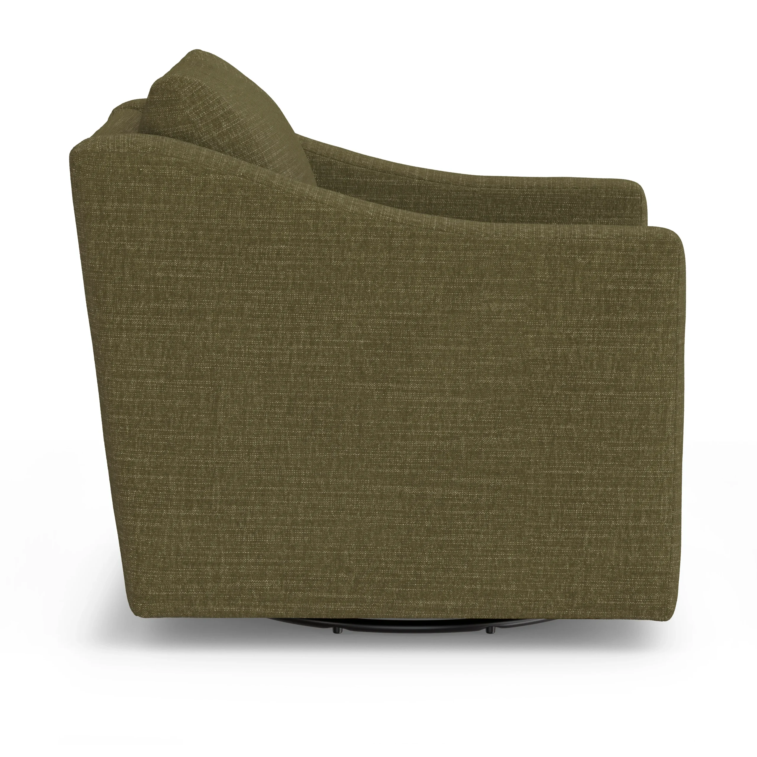 Landry 32.25_ Swivel Lounge Chair - Napa Moss - Image 5