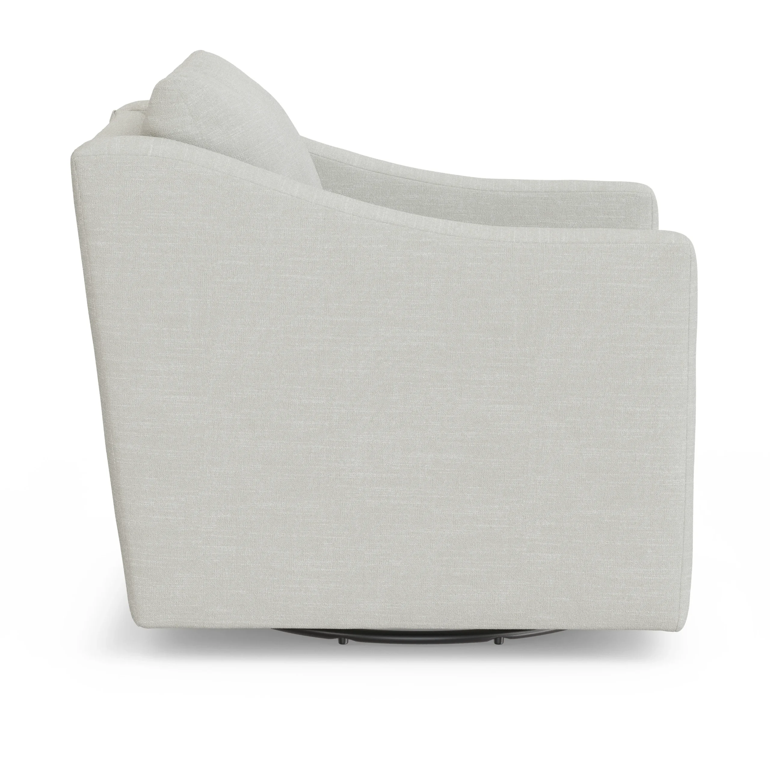 Landry 32.25_ Swivel Lounge Chair - Napa Dove - Image 8