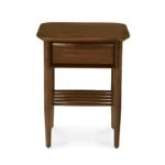 Lenia Storage Side Table - Walnut