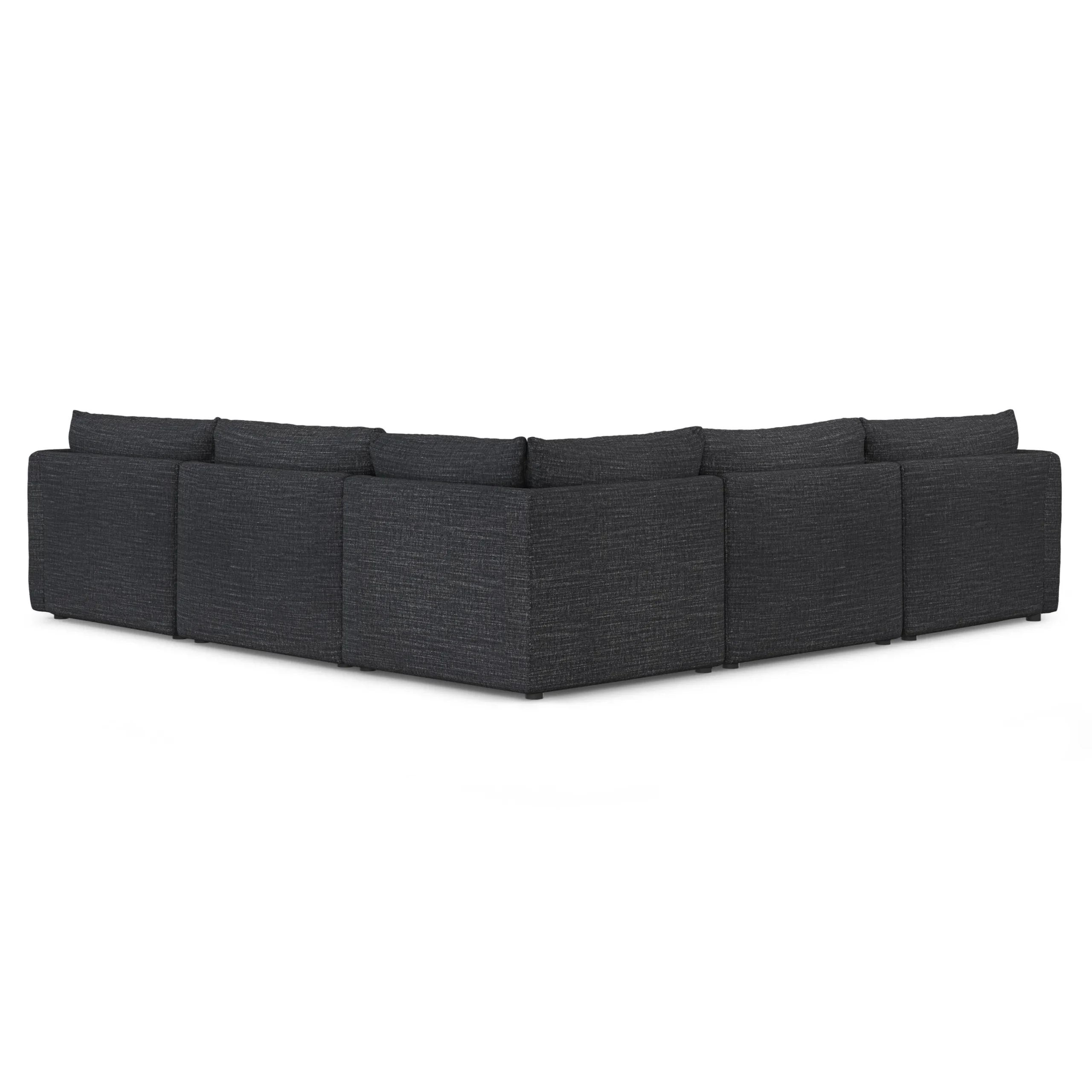 Leigh 126_ Modular Corner Sectional - Napa Charcoal - Image 4
