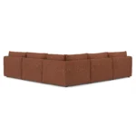 Leigh 126_ Modular Corner Sectional - Napa Rust