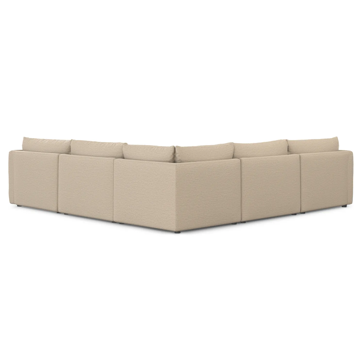 Leigh 126_ Modular Corner Sectional - Silver Taupe - Image 4