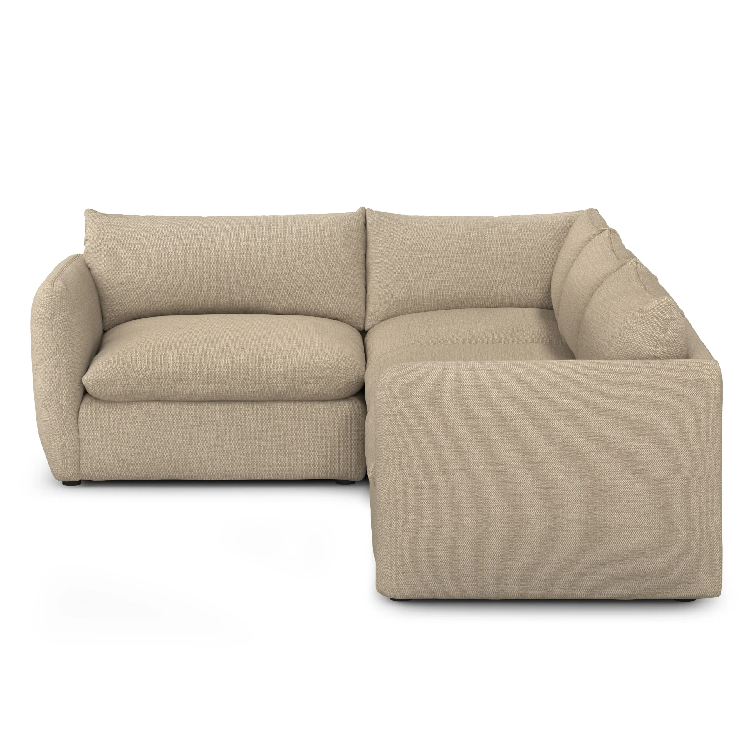 Leigh 126_ Modular L Sectional - Silver Taupe - Image 4