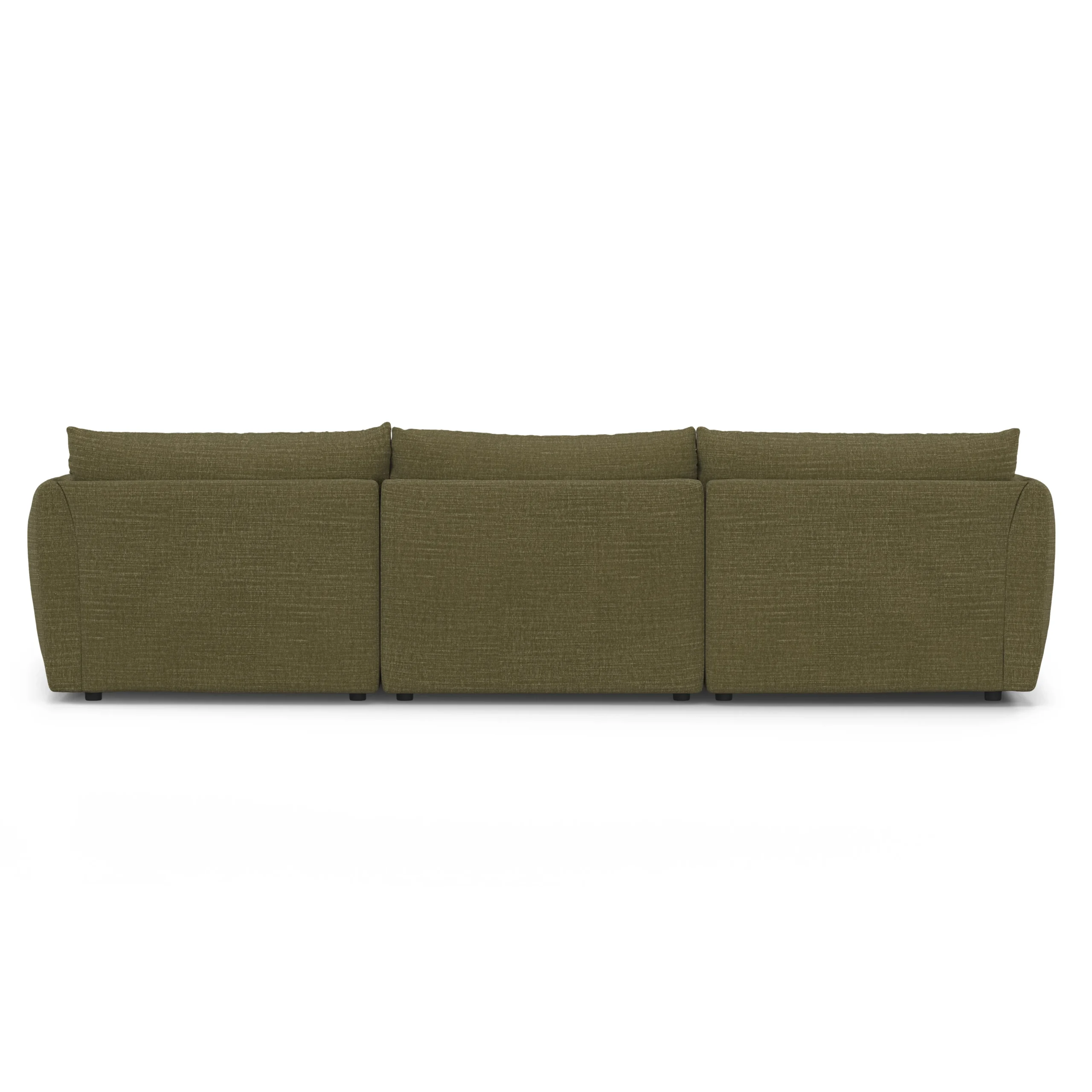 Leigh 131.5_ Modular Sectional - Napa Moss - Image 4