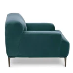 Abisko 42.5_ Velvet Lounge Chair - Plush Pacific Blue