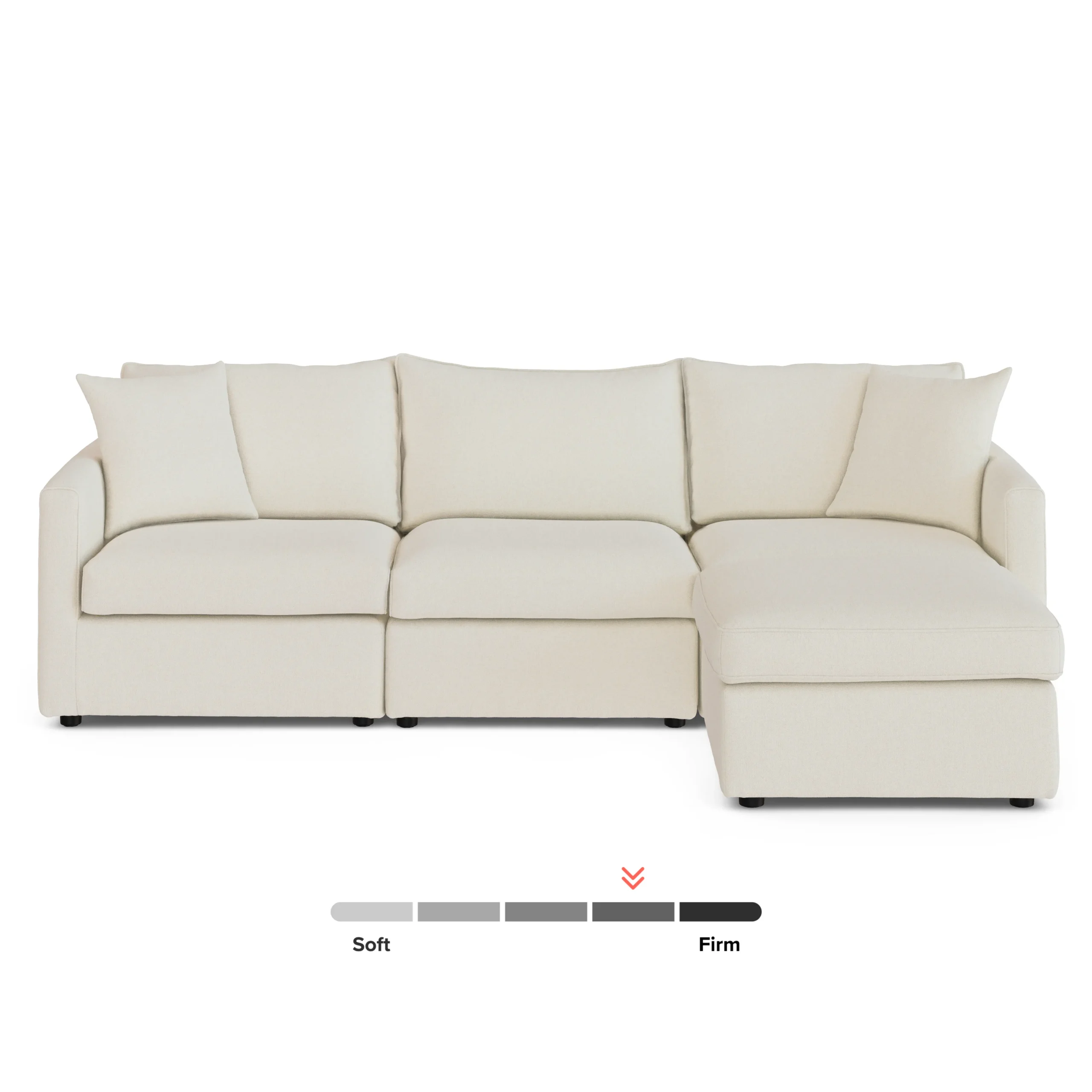Lenae 104.5_ Reversible Modular Sectional - Savoy Ivory - Image 4