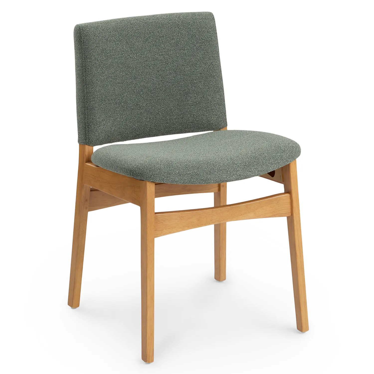 Nosh Dining Chair - Oak and Ratine Green - Image 4