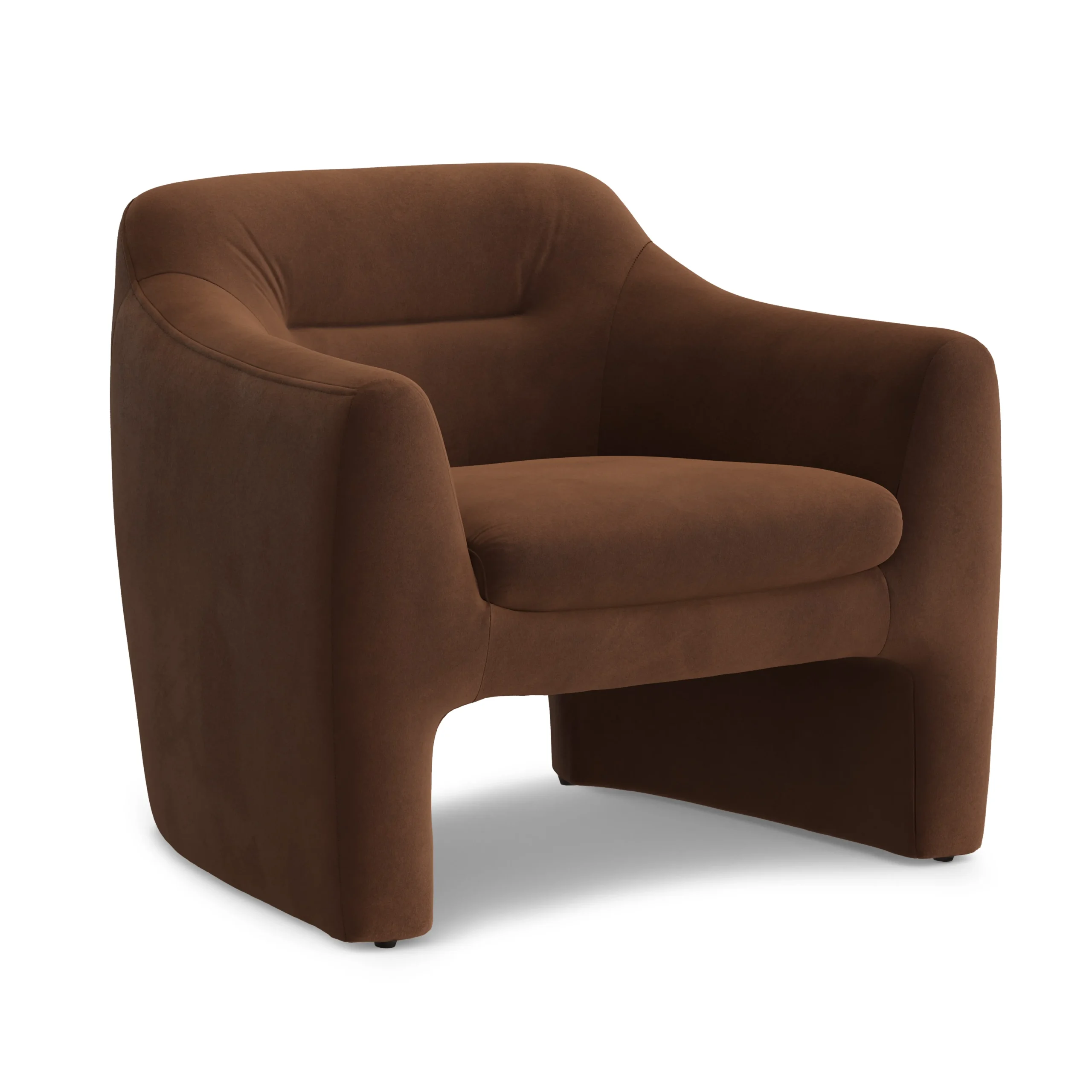 Eleanor 34_ Velvet Lounge Chair - Hale Earth - Image 9