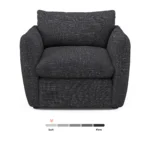Leigh 42_ Lounge Chair - Napa Charcoal
