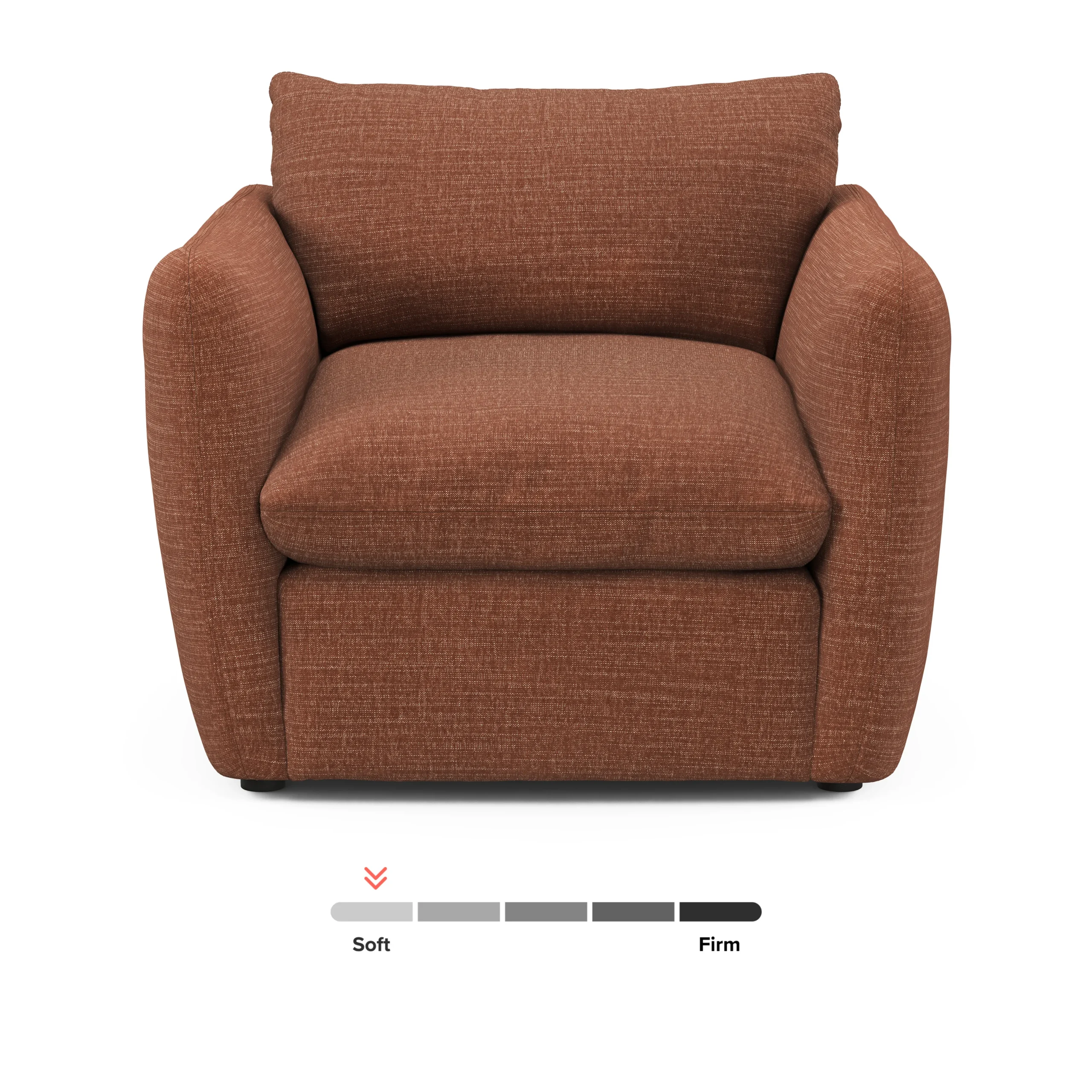 Leigh 42_ Lounge Chair - Napa Rust - Image 10
