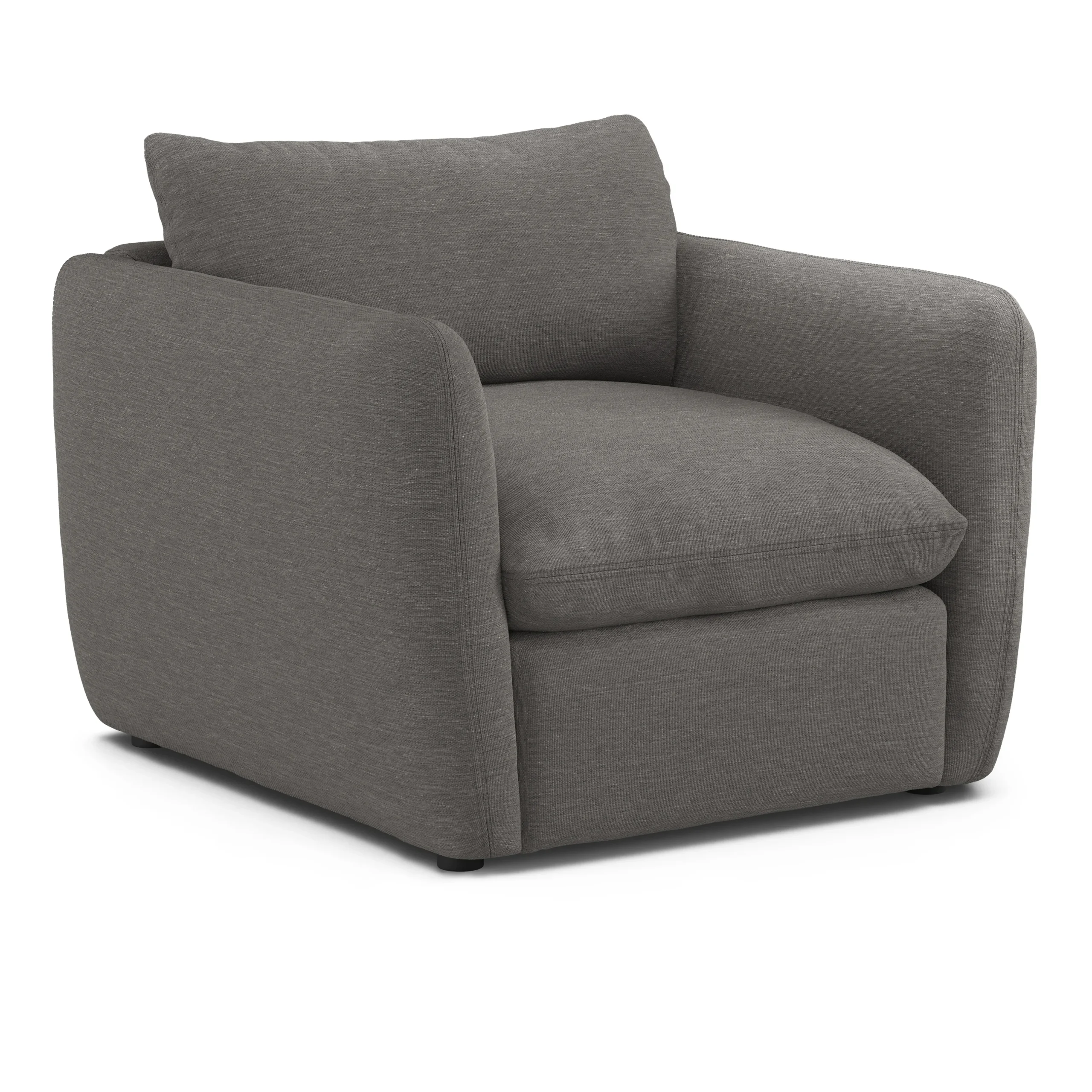 Leigh 42_ Lounge Chair - Silver Gray - Image 11