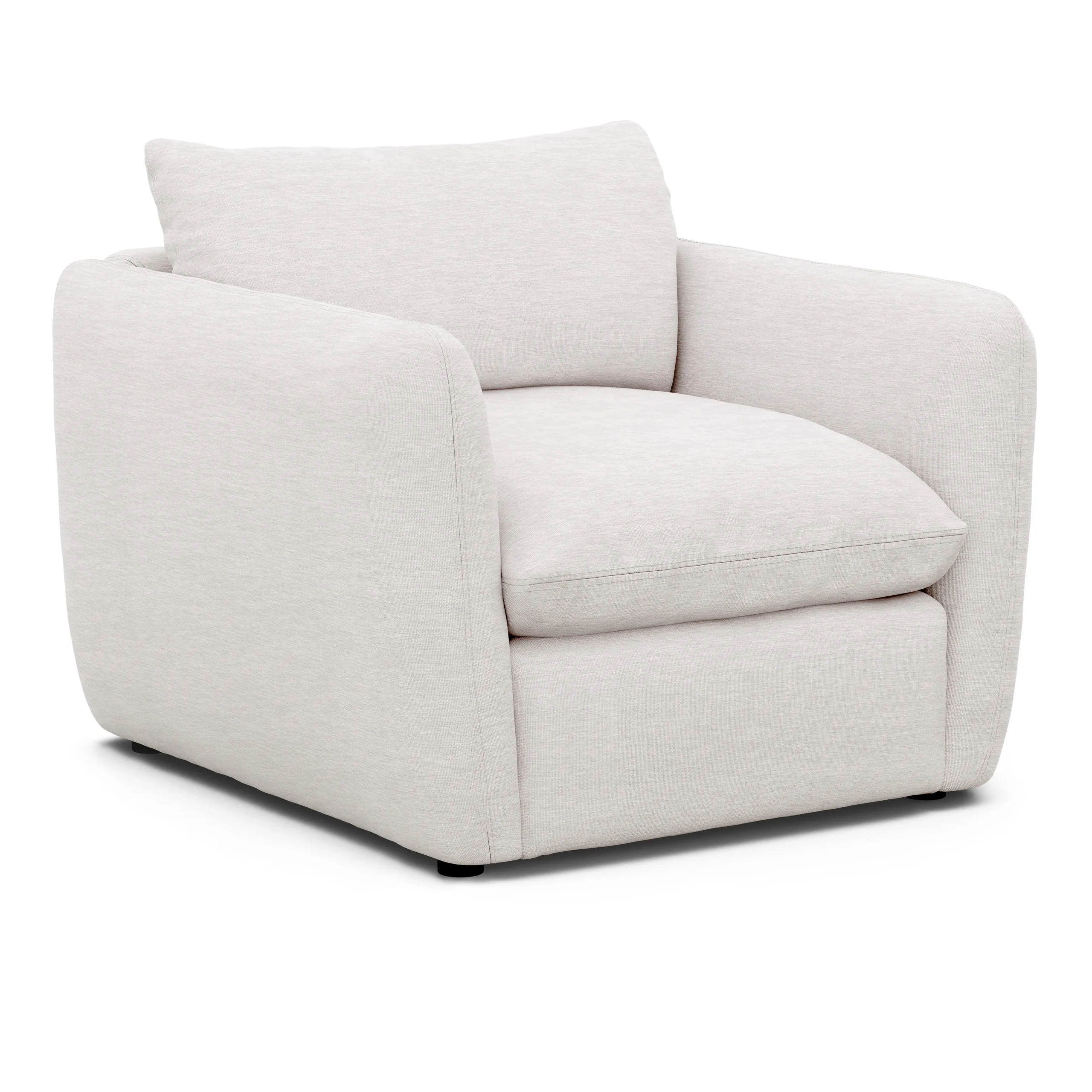 Leigh 42_ Lounge Chair - Silver Ivory - Image 10