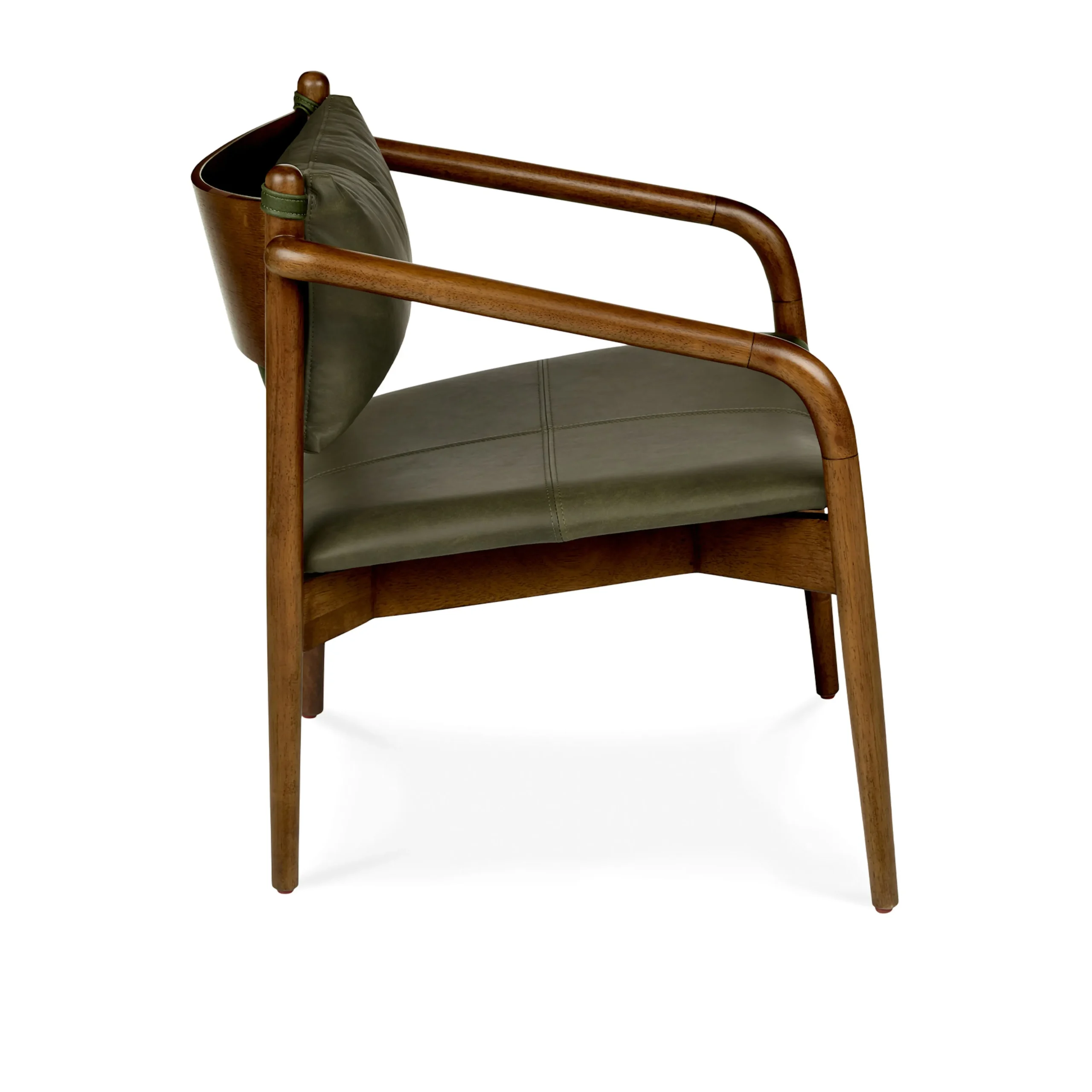 Lento 25_ Leather Lounge Chair - Charme Green - Image 9