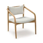 Lento 25_ Lounge Chair - Ivory Bouclé