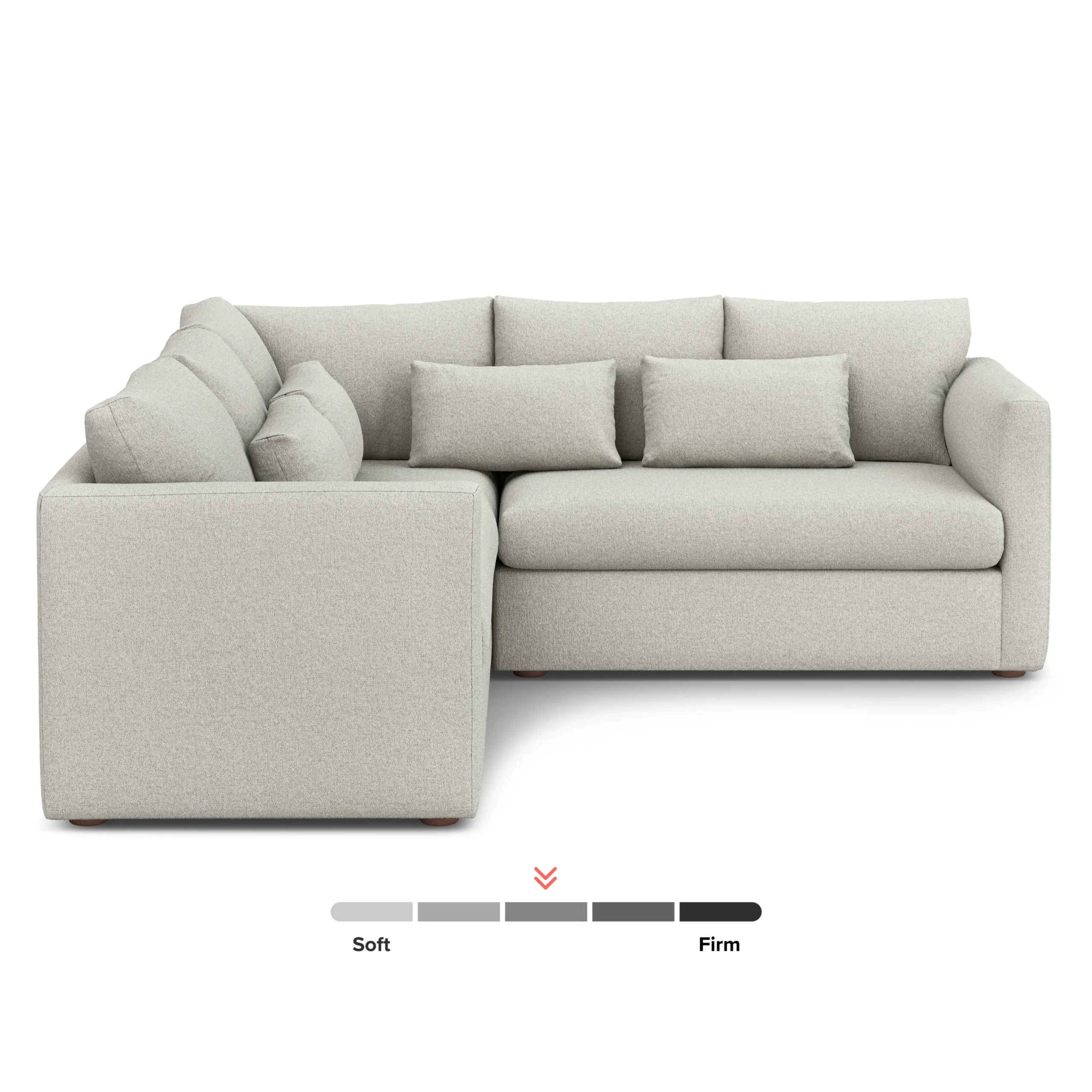 Marina 92_ Corner Sectional - Clover Ivory - Image 4