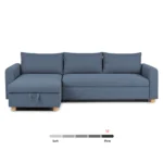 Nordby 104_ Reversible Sleeper Sectional - Lull Blue