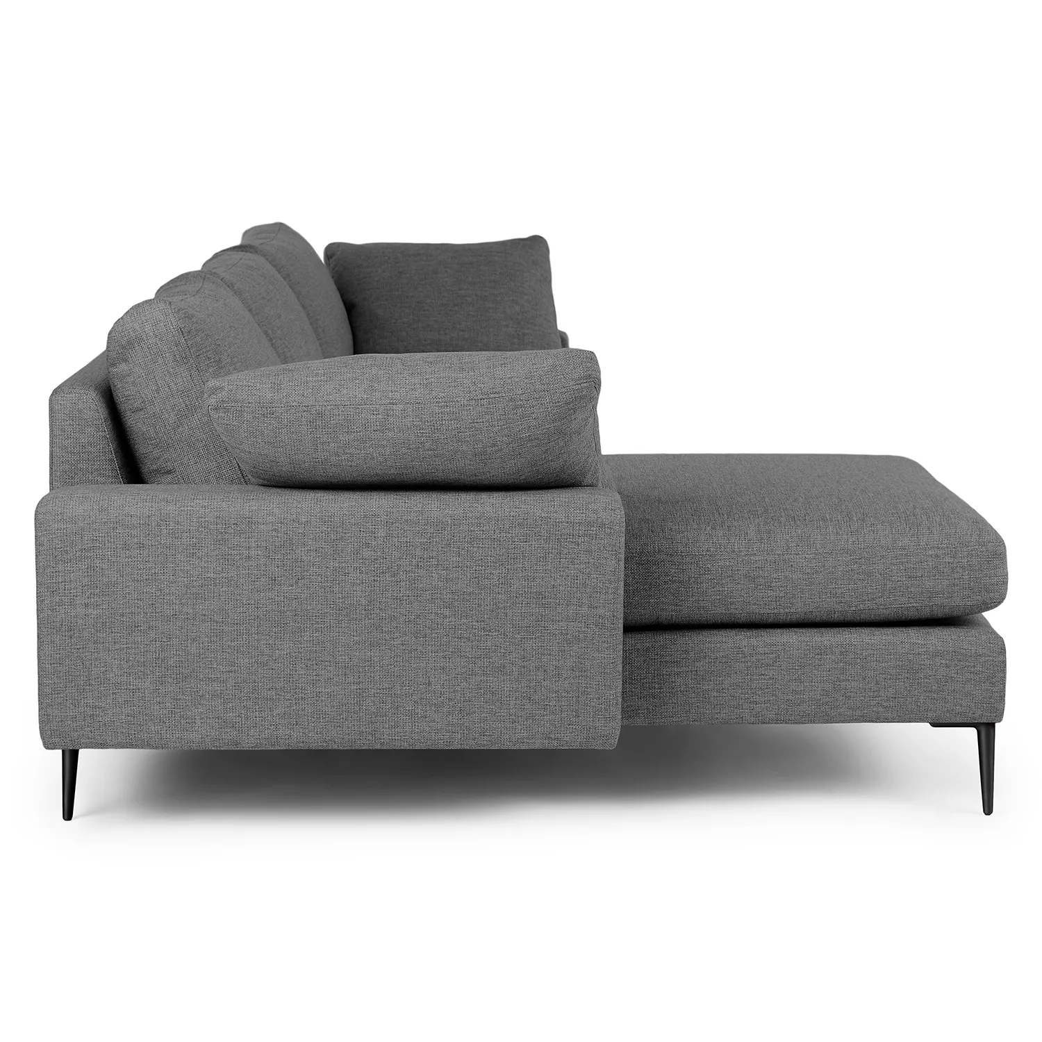 Nova 114_ Reversible Sectional - Gravel Gray - Image 4