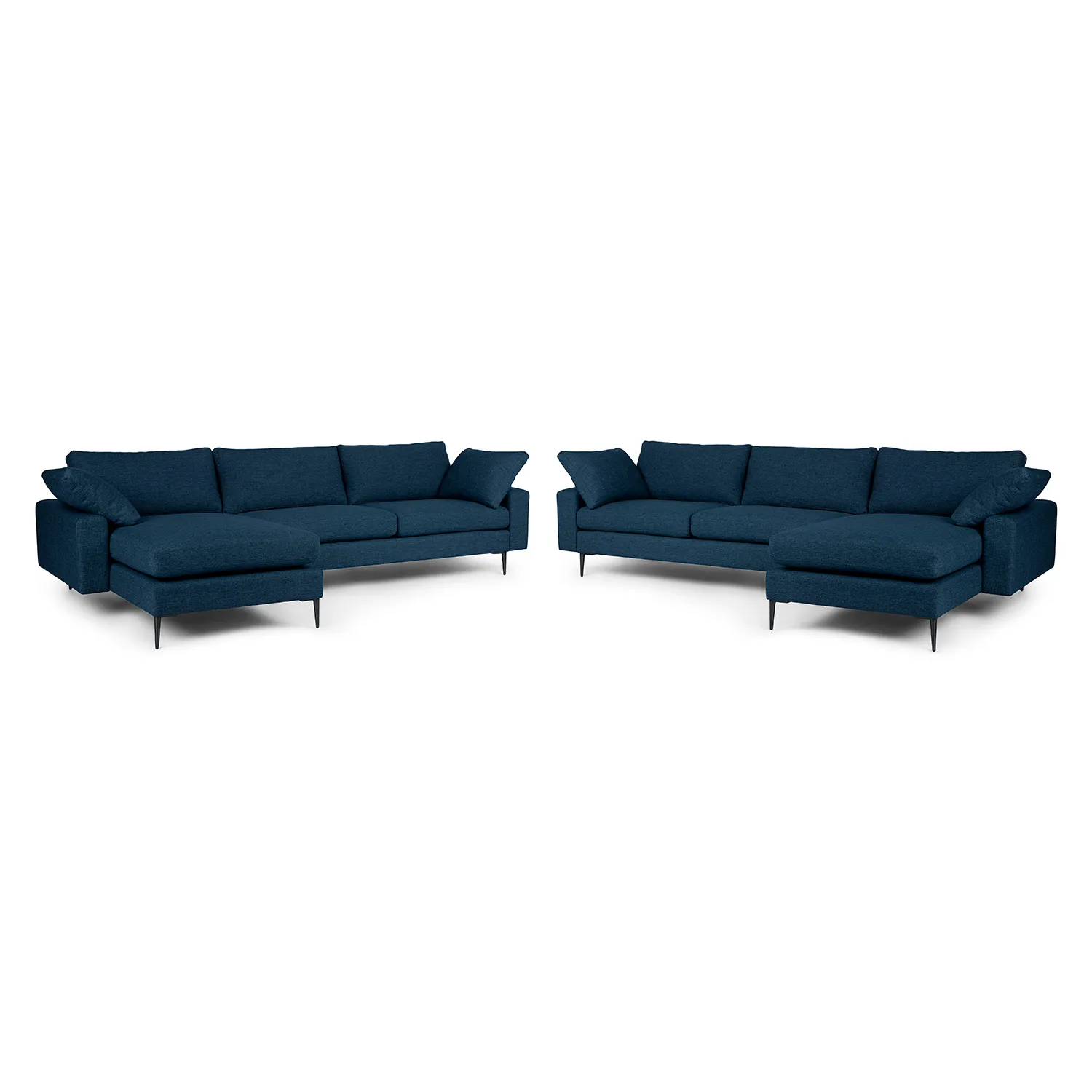 Nova 114_ Reversible Sectional - Twilight Blue - Image 4